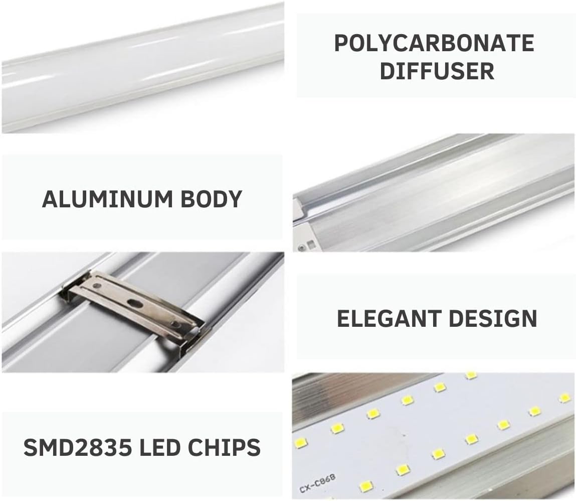 Jandei - Schermo LED Integrato 36W 120cm (3 Pezzi) - immagine 5