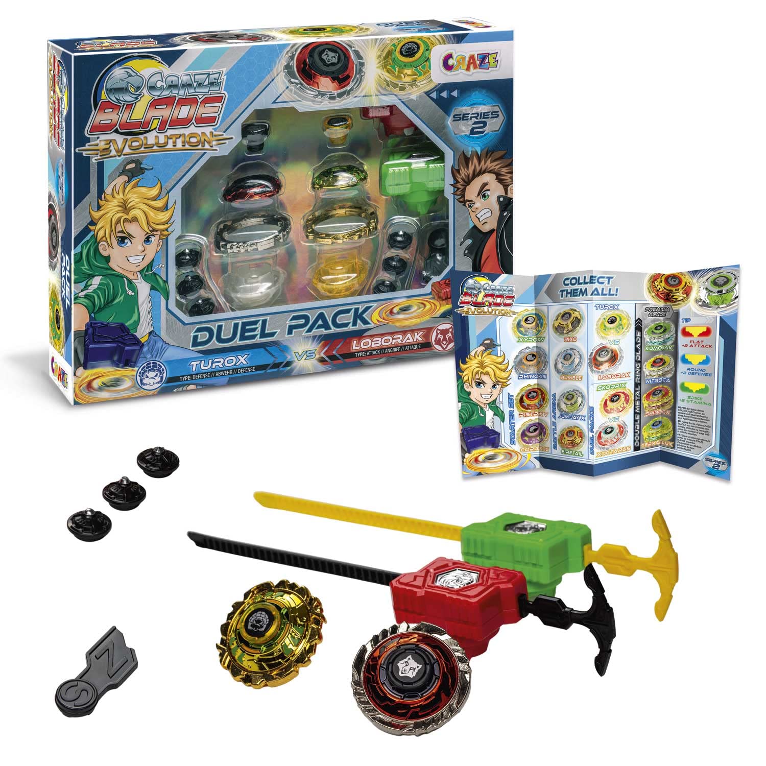 CRAZE BLADE Turox Loborak Evolution - Trottola Battle