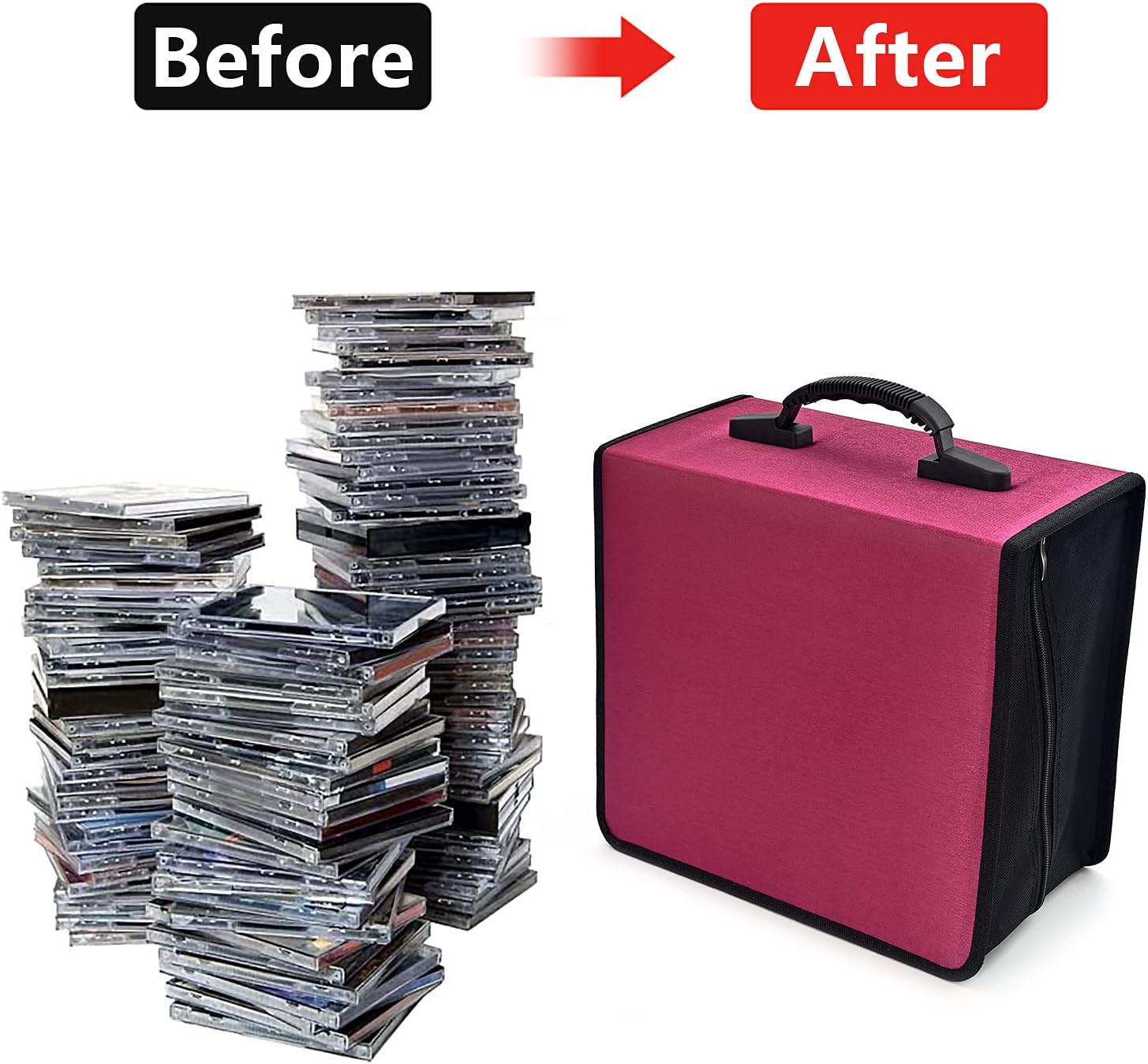 alavisxf xx Custodia per CD/DVD 432 Capacità - immagine 3