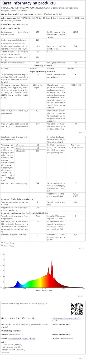 Aqara Lampadina LED T2 E27 RGB, Bianco Sintonizzabile - immagine 12