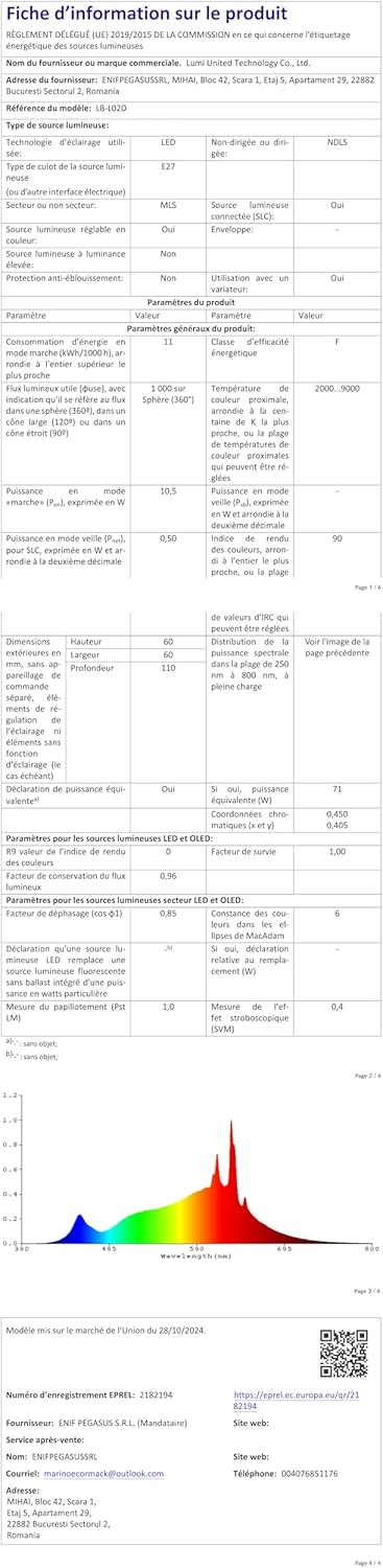 Aqara Lampadina LED T2 E27 RGB, Bianco Sintonizzabile - immagine 9