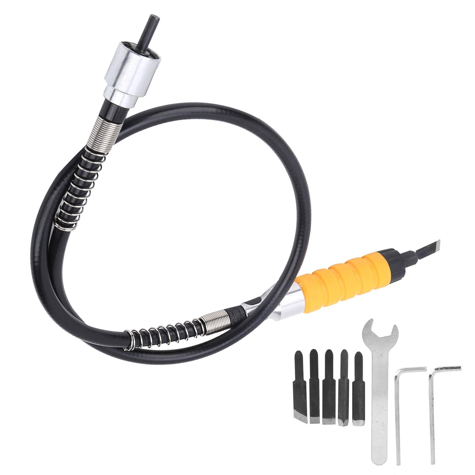 Scalpello per Legno, Macchina per Intagliare il Legno, Utensili per la Lavorazione del Legno Chiave per Scalpello Elettrico a Mano per Ebano in Plastica Morbida, per Intagliare Legno, Mobili