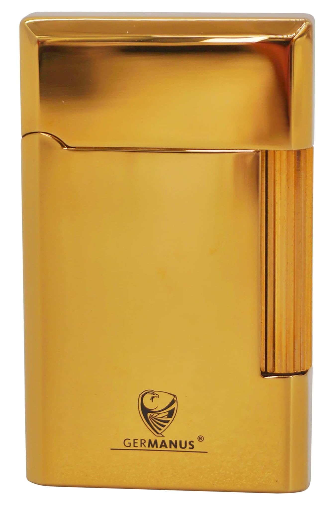 GERMANUS Accendino in metallo dorato per candele, placcato oro