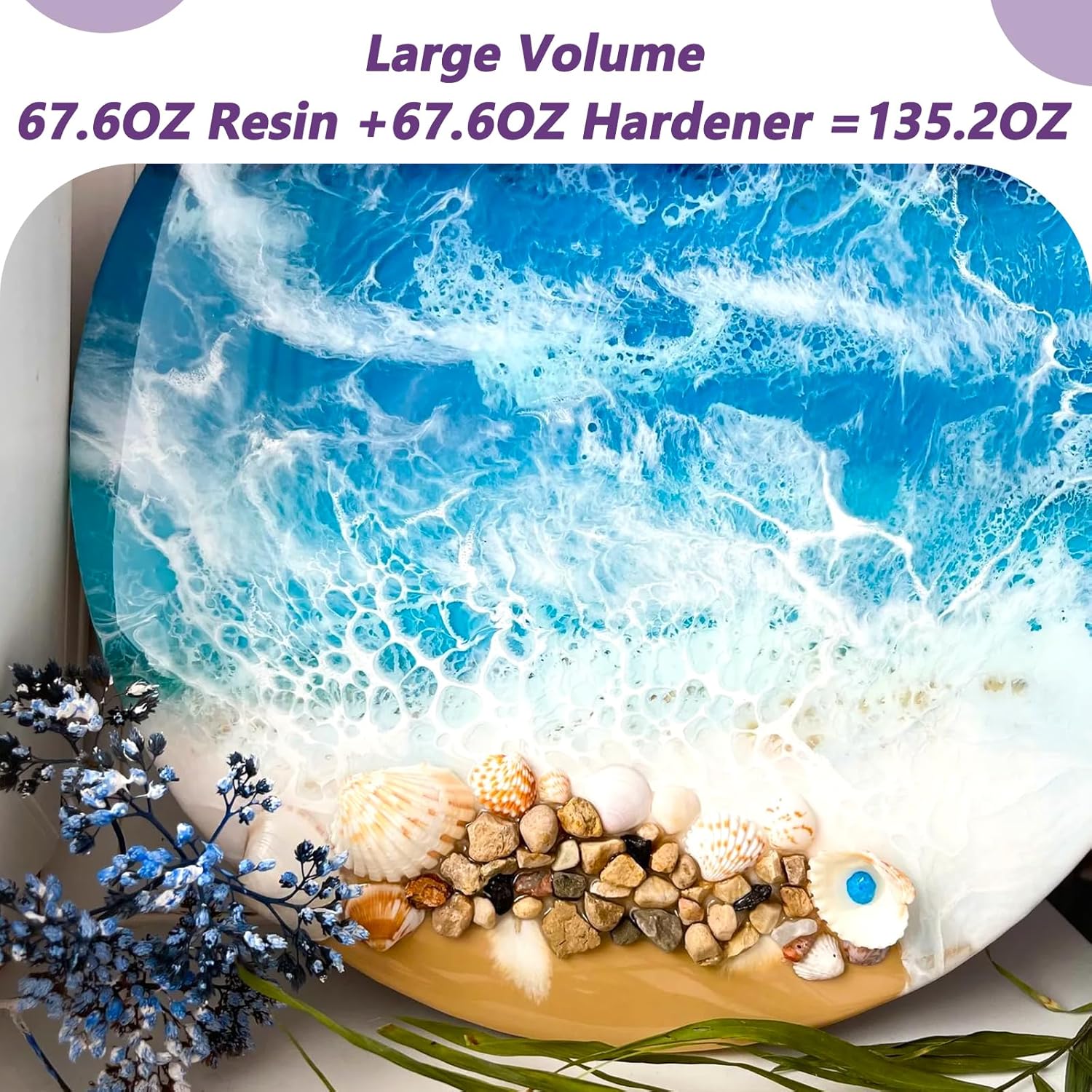 Rddaipe Resina Epossidica Trasparente 4L - immagine 5