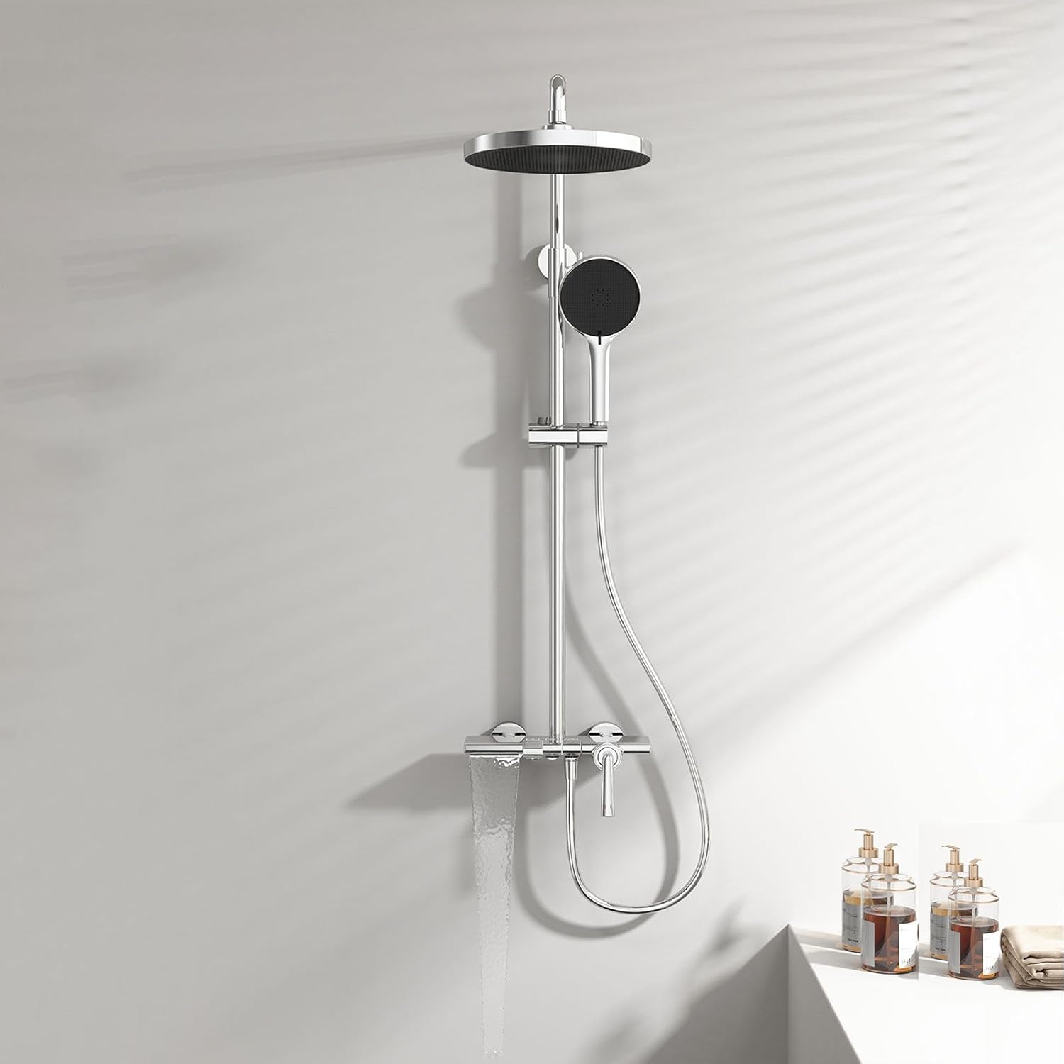 Set Doccia con Miscelatore Cascata e Tasti Pianoforte - immagine 2