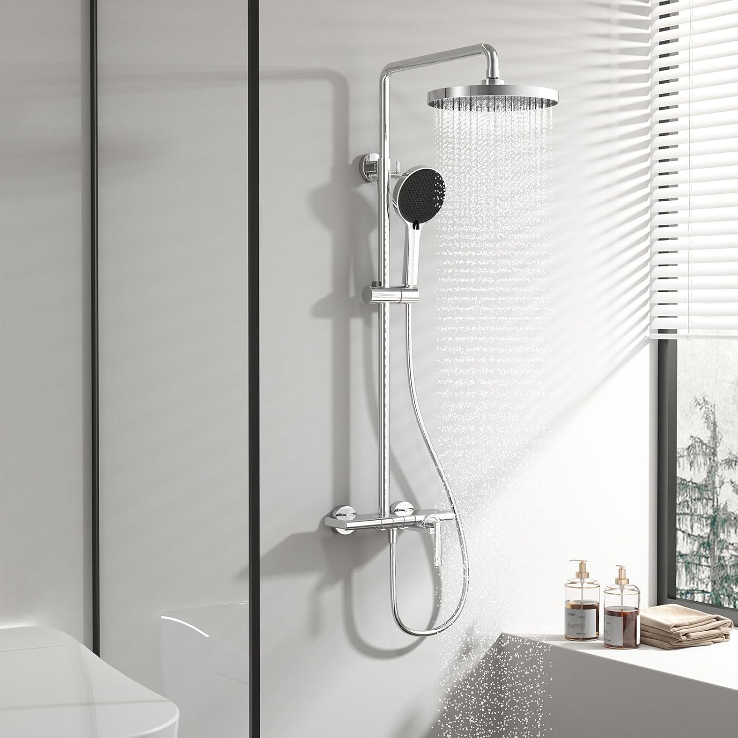 Set Doccia con Miscelatore Cascata e Tasti Pianoforte - immagine 3