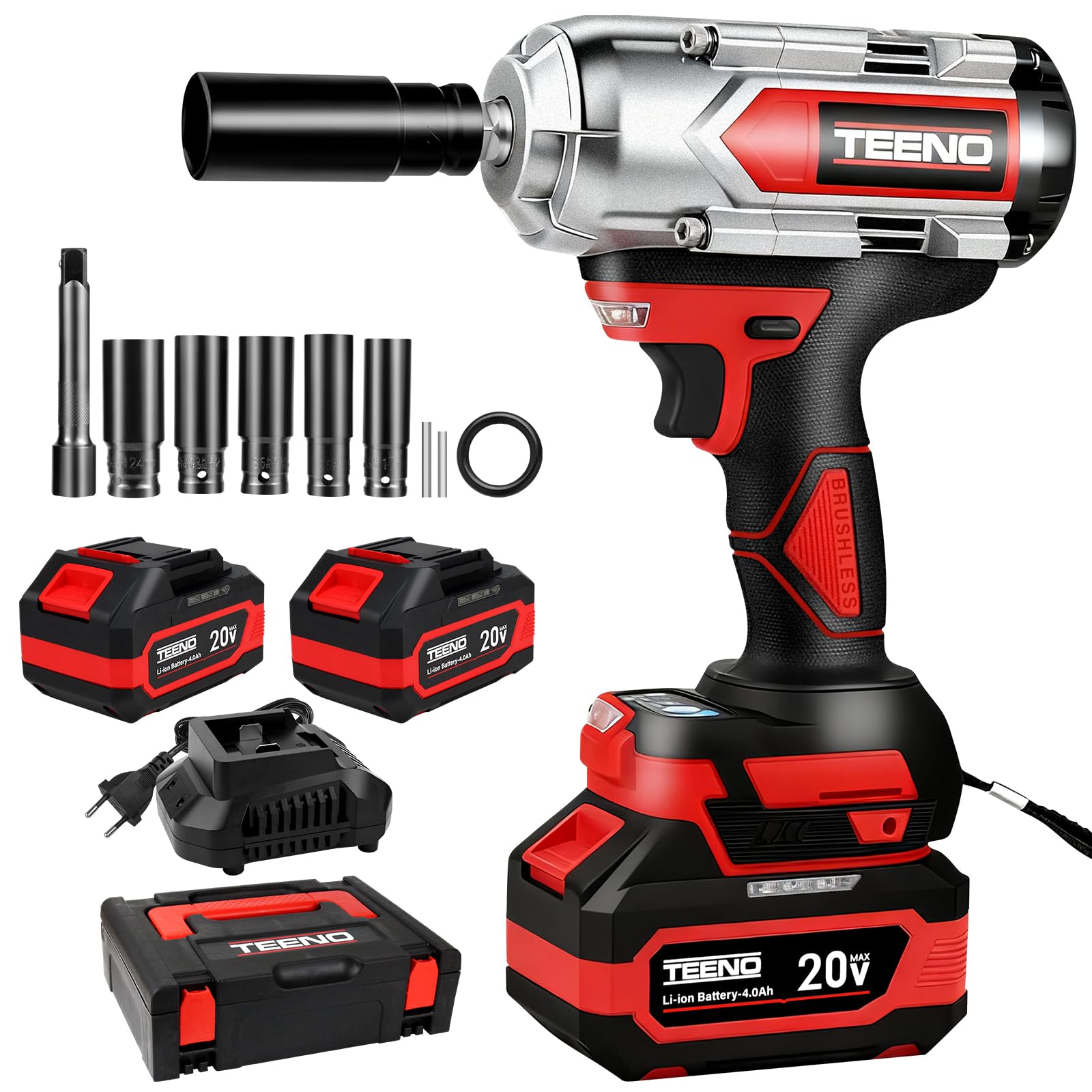 Teeno Avvitatore a Batteria Brushless 1000N.m