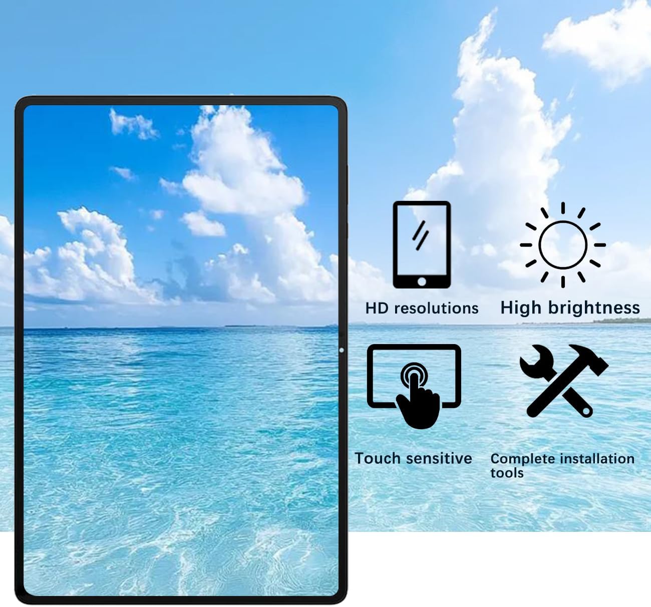 Hlygzx Schermo Display di Ricambio per Honor Pad X8a 11" - immagine 4
