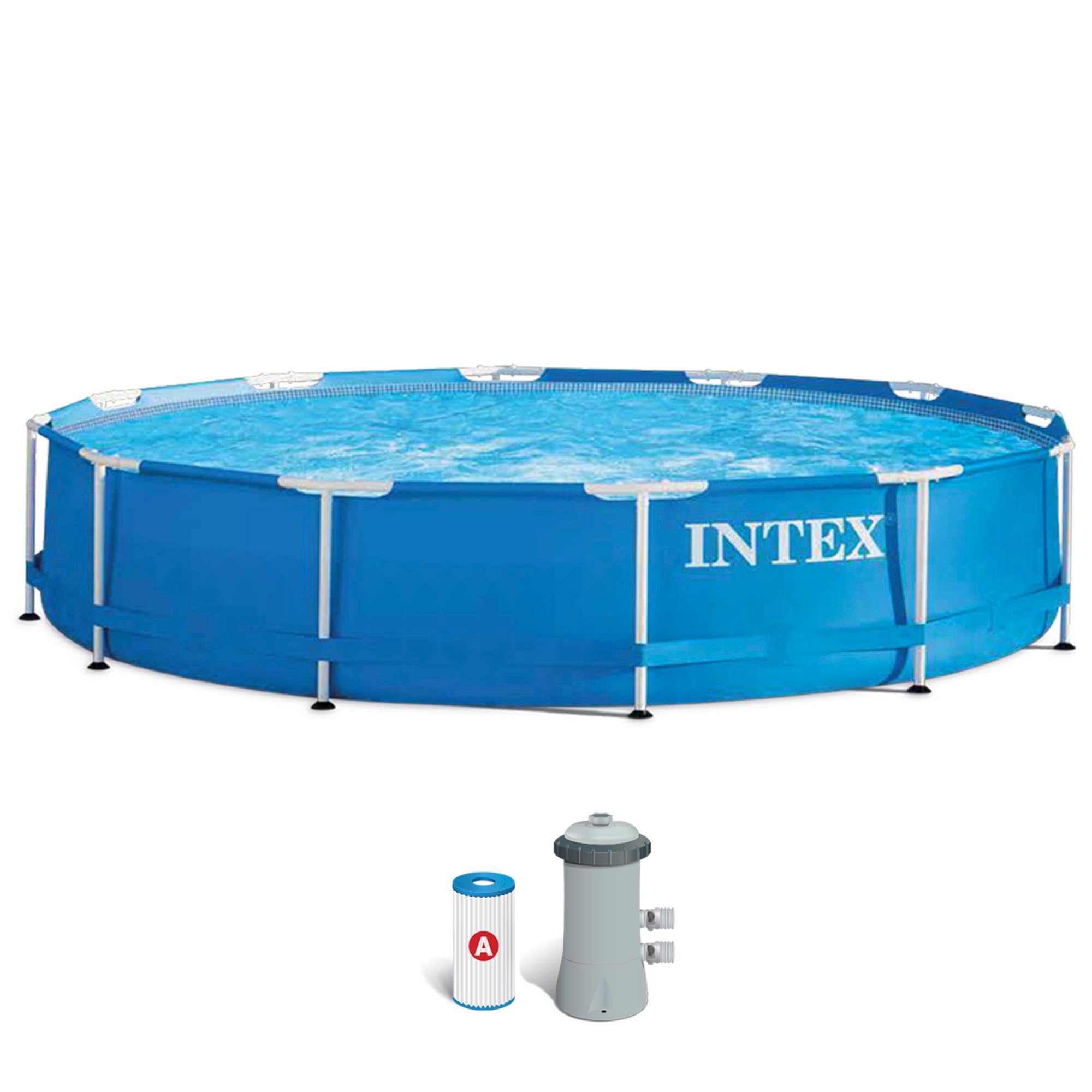 Intex 28212NP - Piscina Fuori Terra Metal Frame 366x76 cm