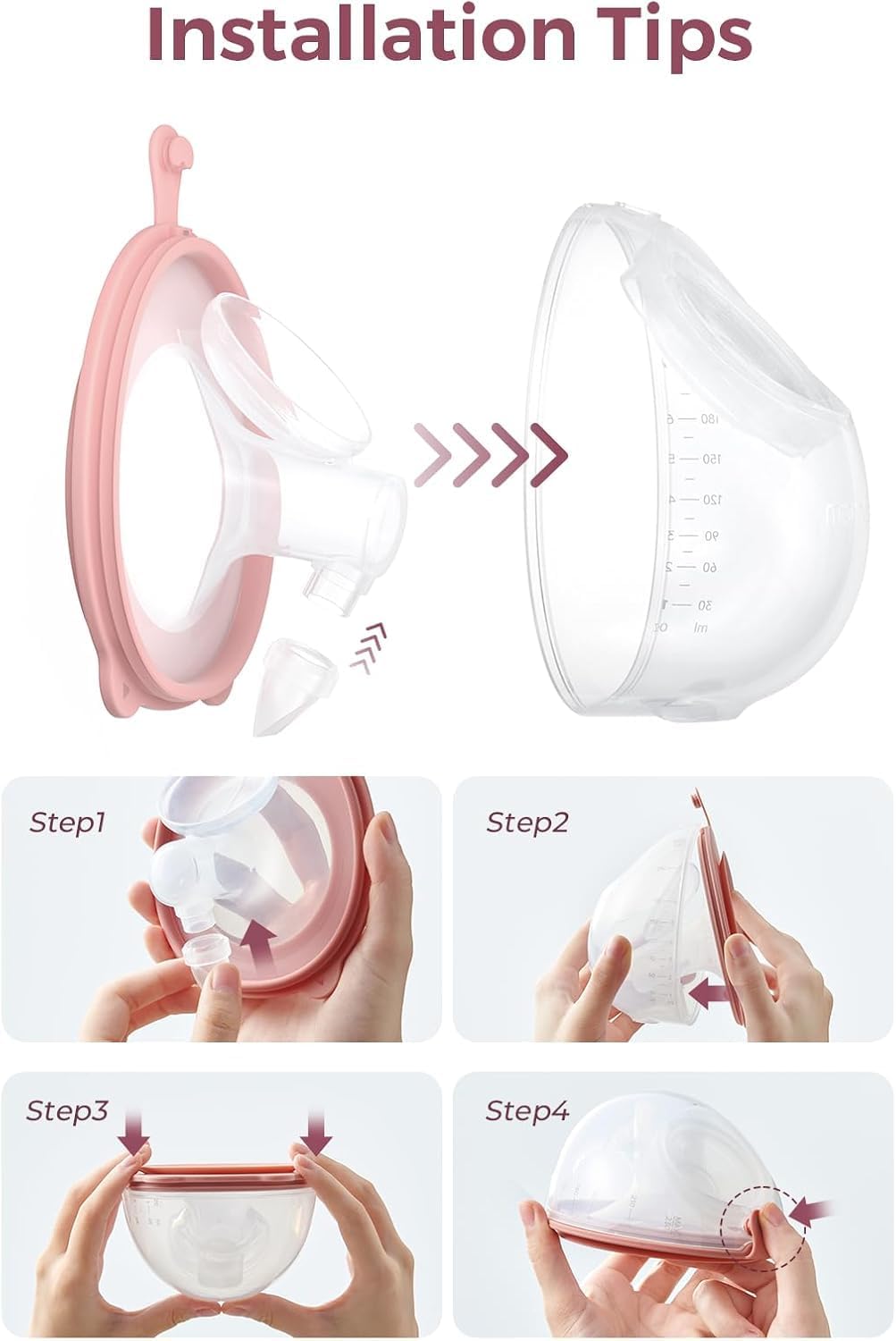 Momcozy Ricambio Pompa Latte V1 Pro/V2 Pro - Flangia 24mm - immagine 4