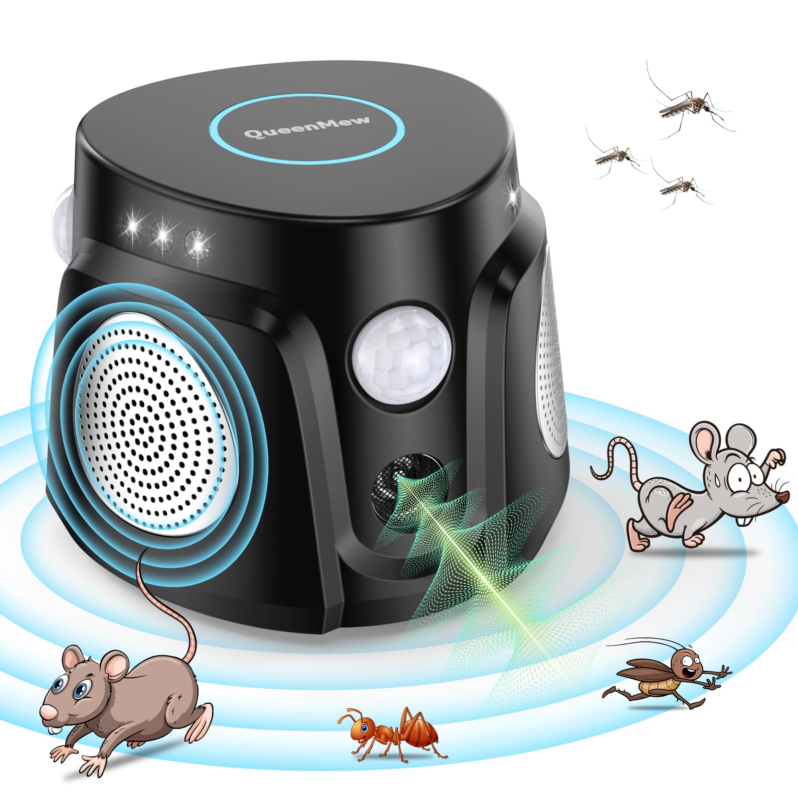 Dissuasore Ultrasuoni per Topi 4 Modalità