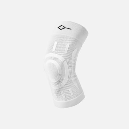 Floky Knee Support Ginocchiera Biomeccanica, Bianco L/XL Destro