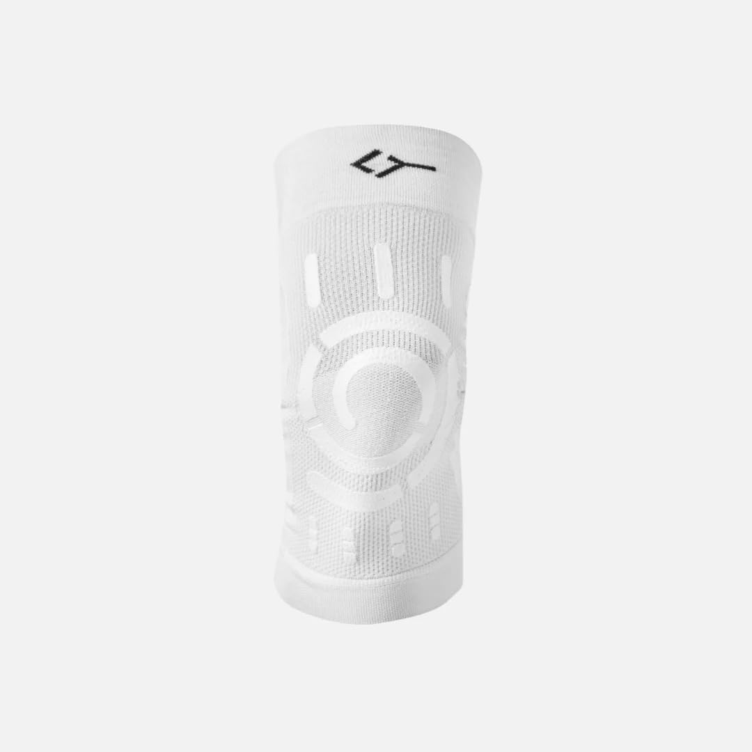 Floky Knee Support Ginocchiera Biomeccanica, Bianco L/XL Destro - immagine 2