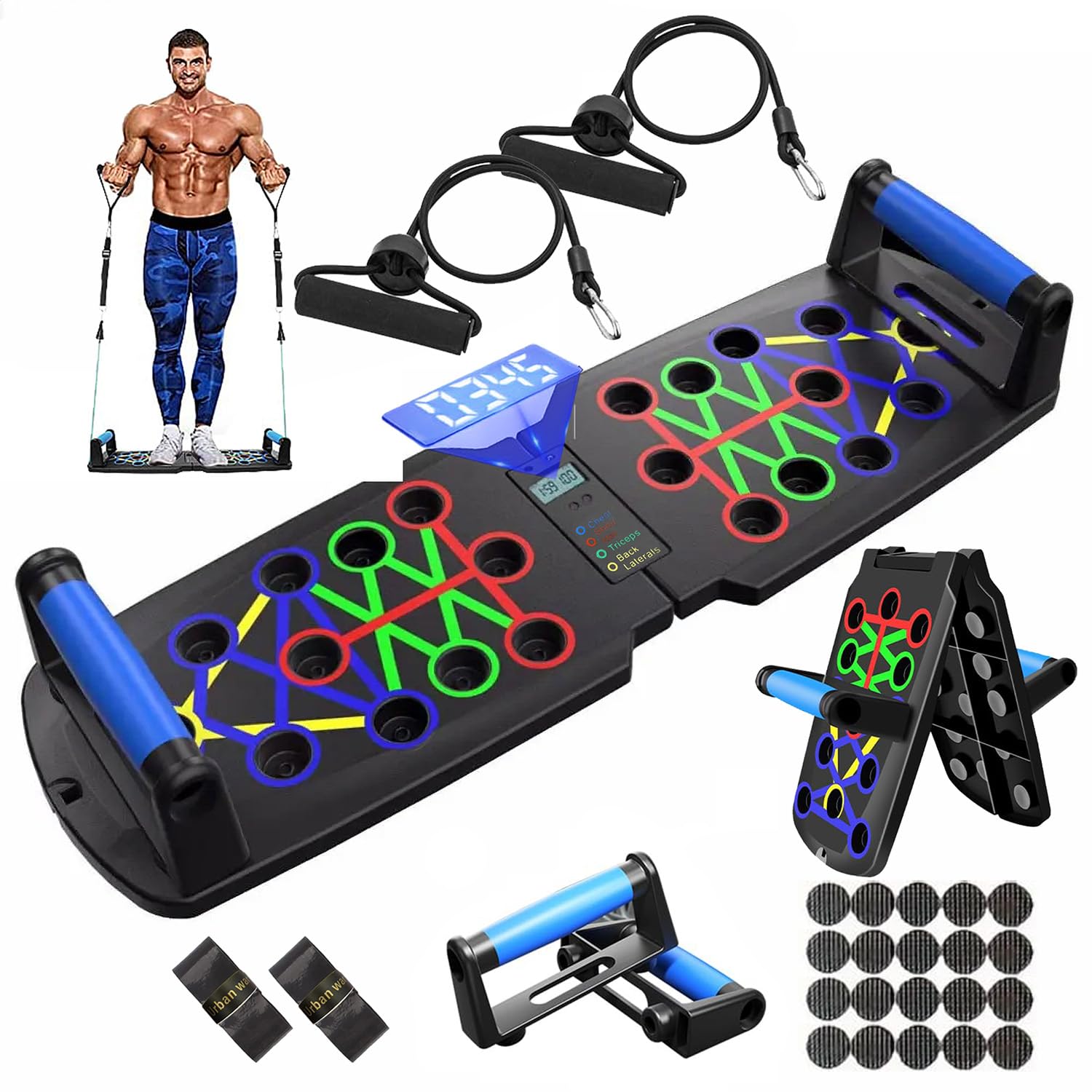 Push up Board Flessioni Attrezzi con Funzione di Conteggio