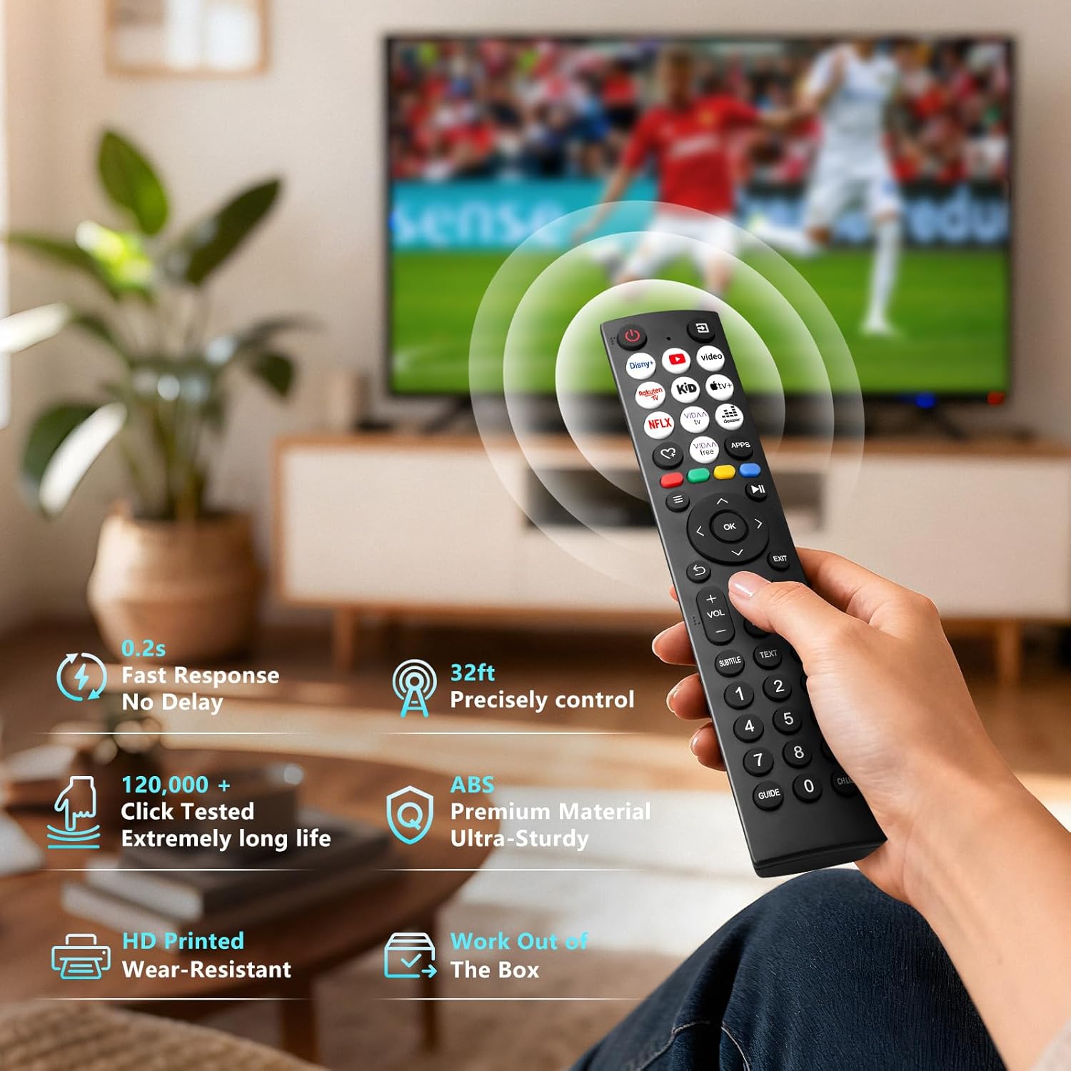 Telecomando Universale per Hisense Smart TV - immagine 4