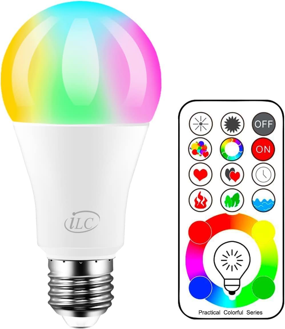 Ilc Lampadina LED Cambia Colore 10W E27