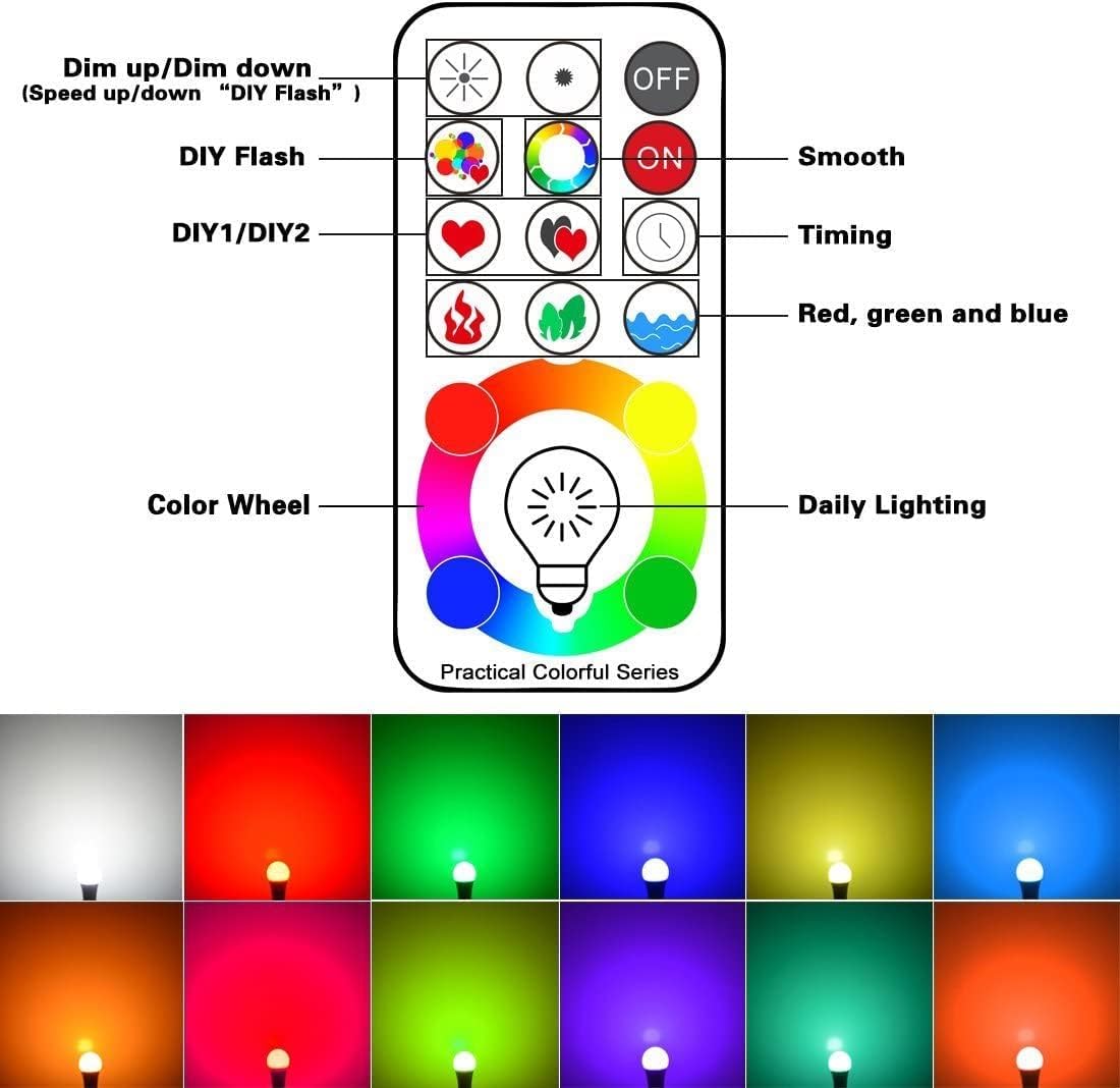 Ilc Lampadina LED Cambia Colore 10W E27 - immagine 5