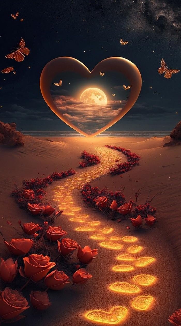 Picmondoo Diamond Painting "Via dell'amore" 50x90 cm