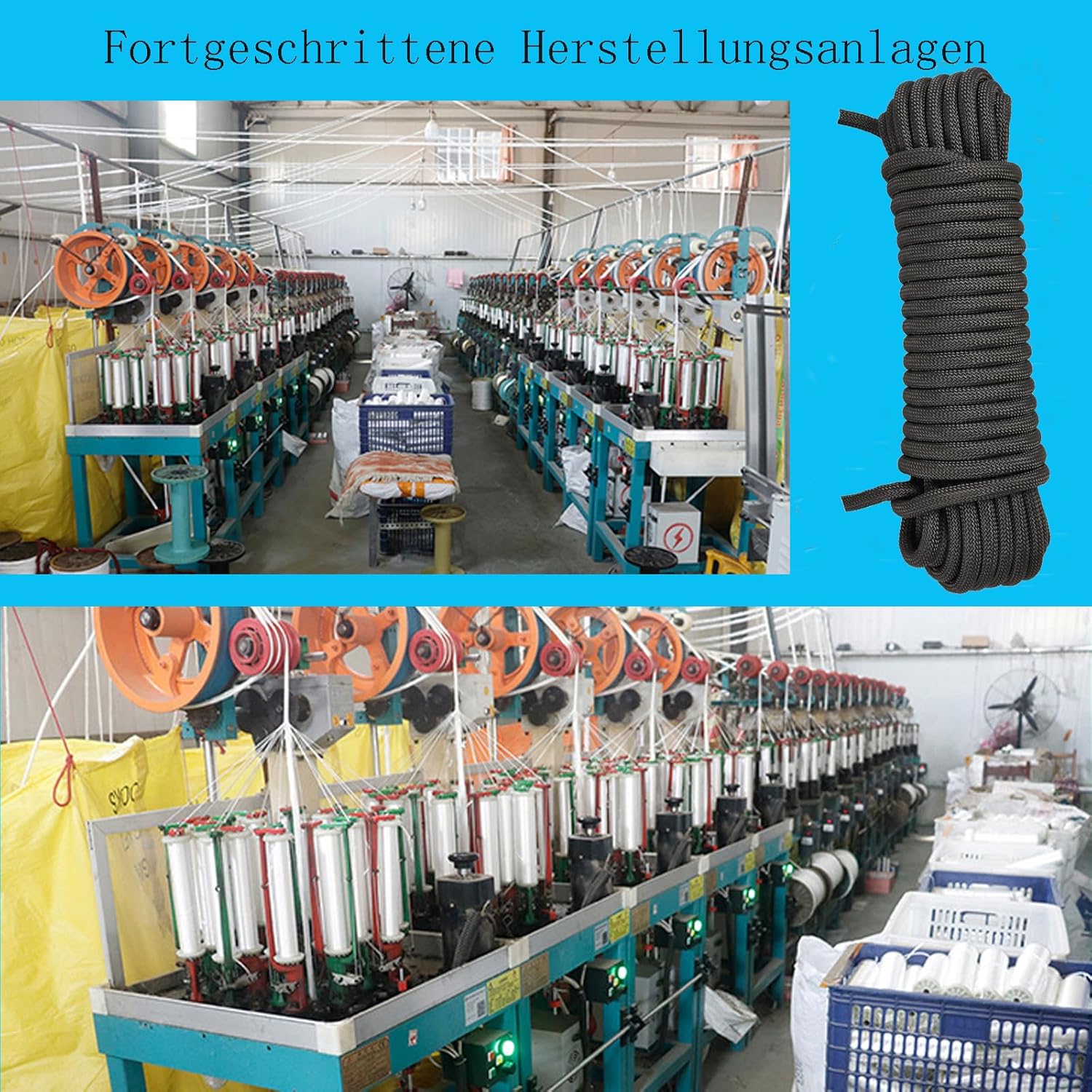 Treadstar Corda Multiuso 12mm - 30 Metri, Nera - immagine 5