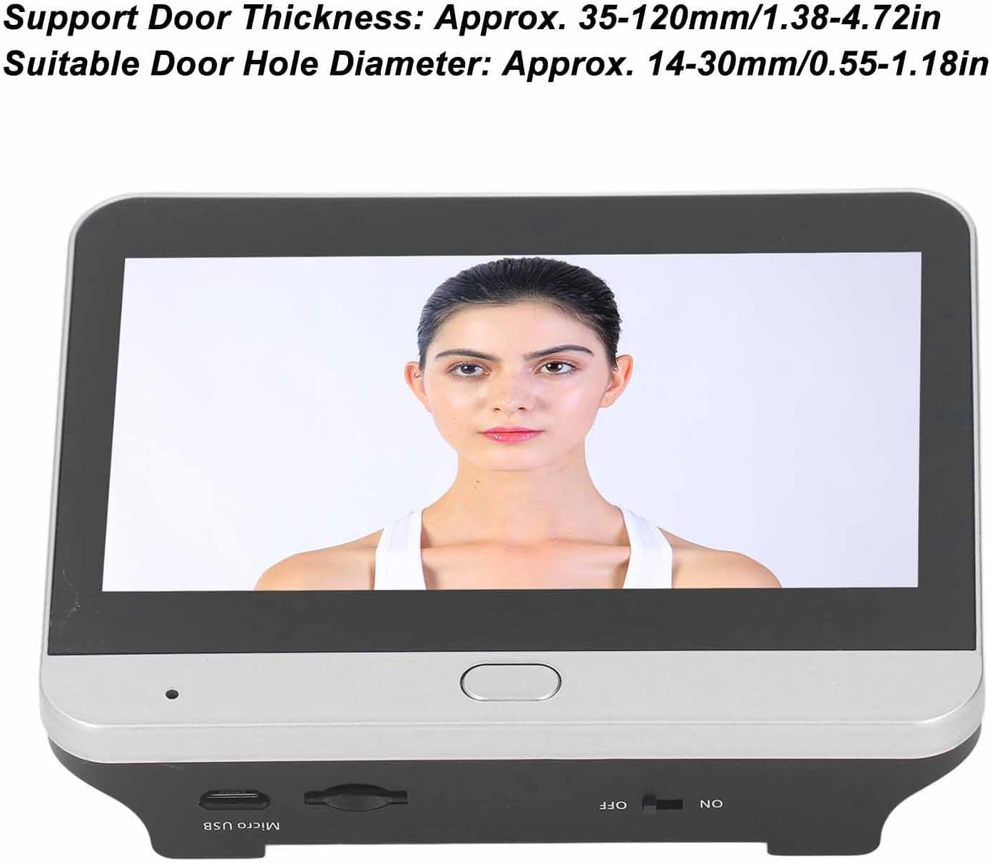 Telecamera Spioncino 1080p con Display LCD IPS 4,3 pollici - immagine 4