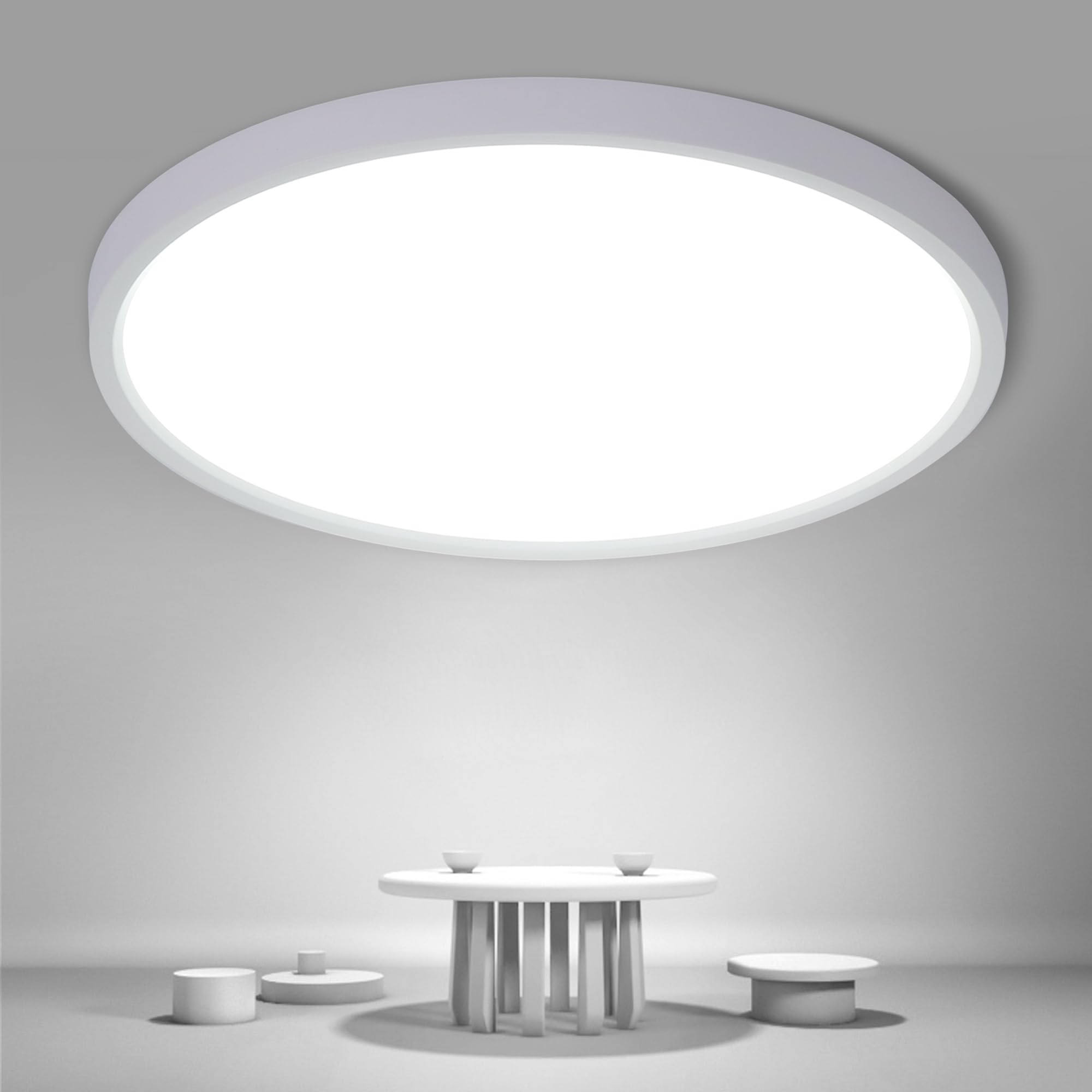 Osairous Plafoniera LED Soffitto Moderna Ø40cm 36W