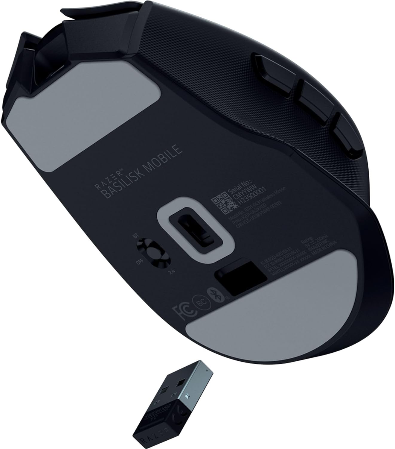 Razer Basilisk Mobile - Mouse Gaming Wireless 18K DPI, Nero - immagine 9