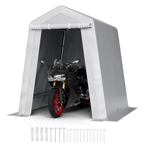 Vevor Capannone da Esterno Portatile 183x183x214 cm, Grigio