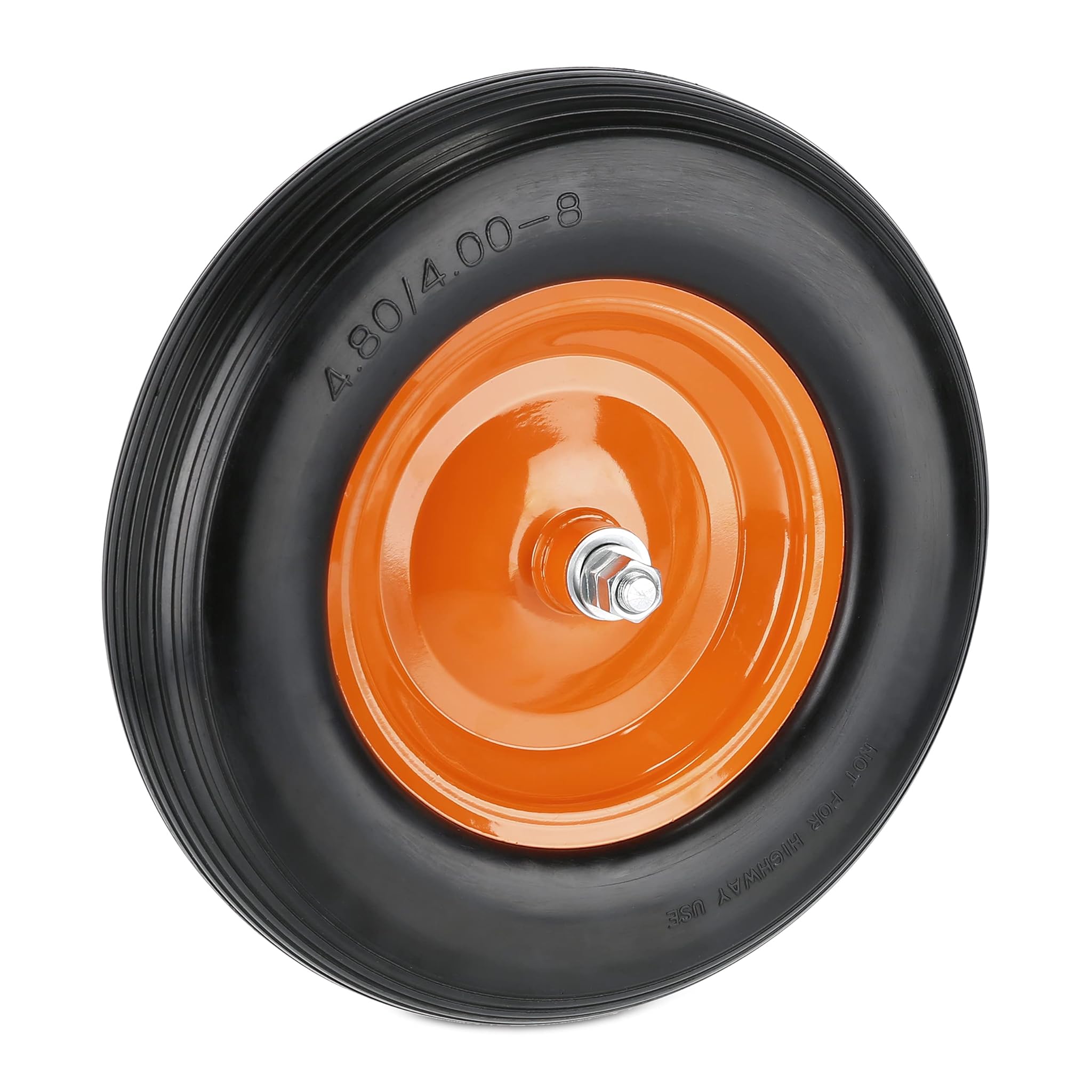 Relaxdays Ruota Carriola 4.80 4.00-8 con ASSE