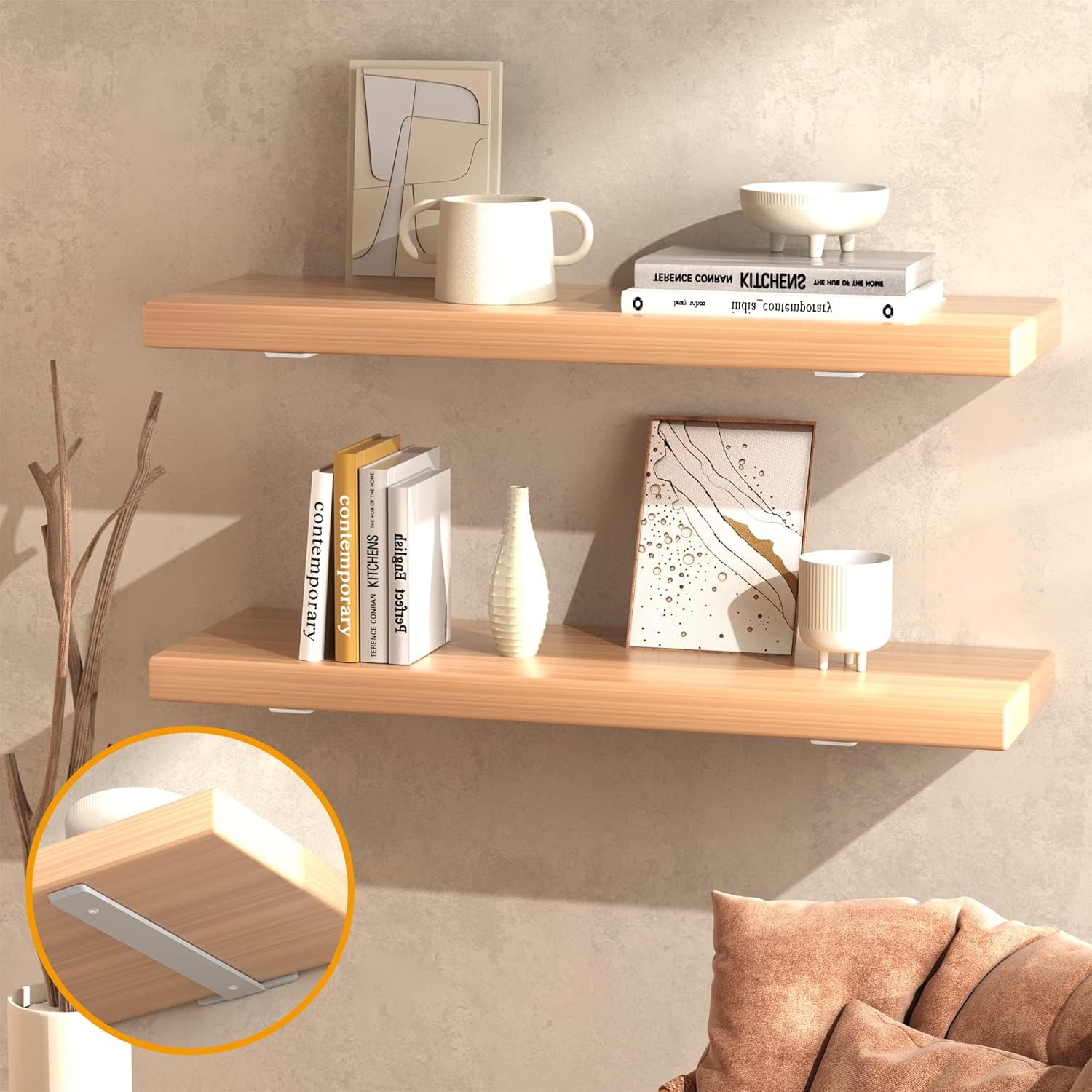 Staffe per Mensole Resistenti 30 cm, 4 Pezzi - immagine 11