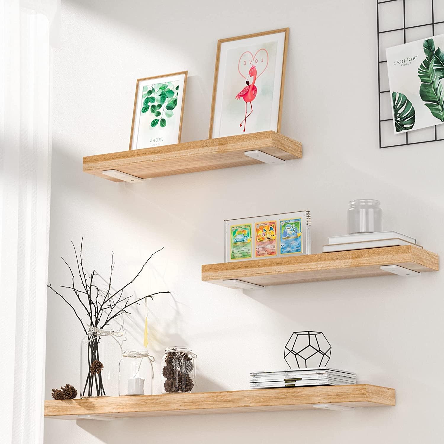 Staffe per Mensole Resistenti 30 cm, 4 Pezzi - immagine 7