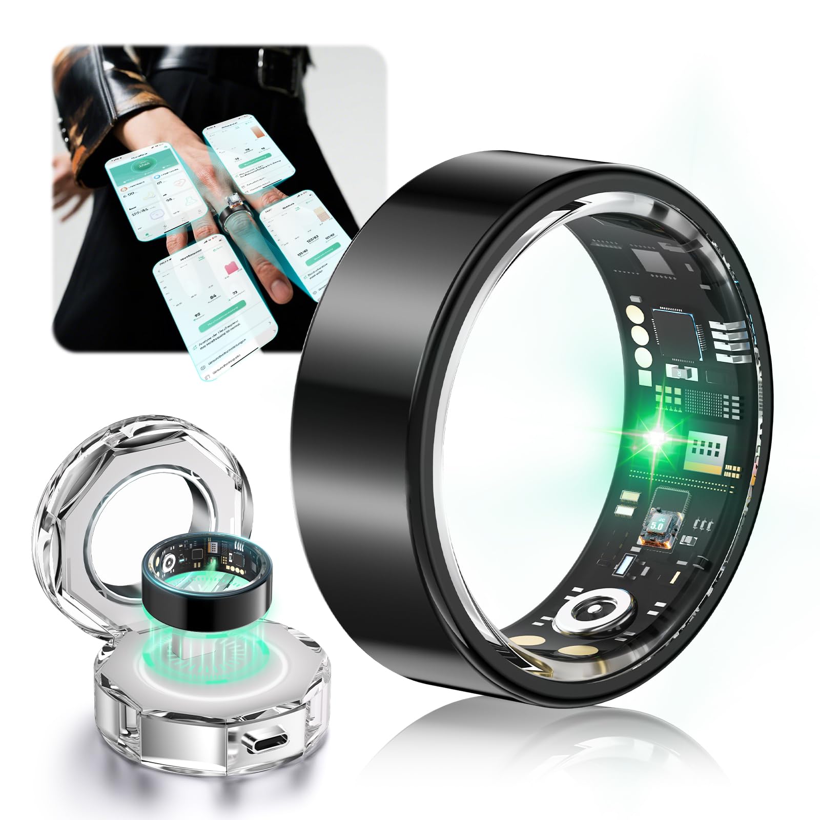 Lozltx Smartring Smart Health Ring Smart Health Tracker