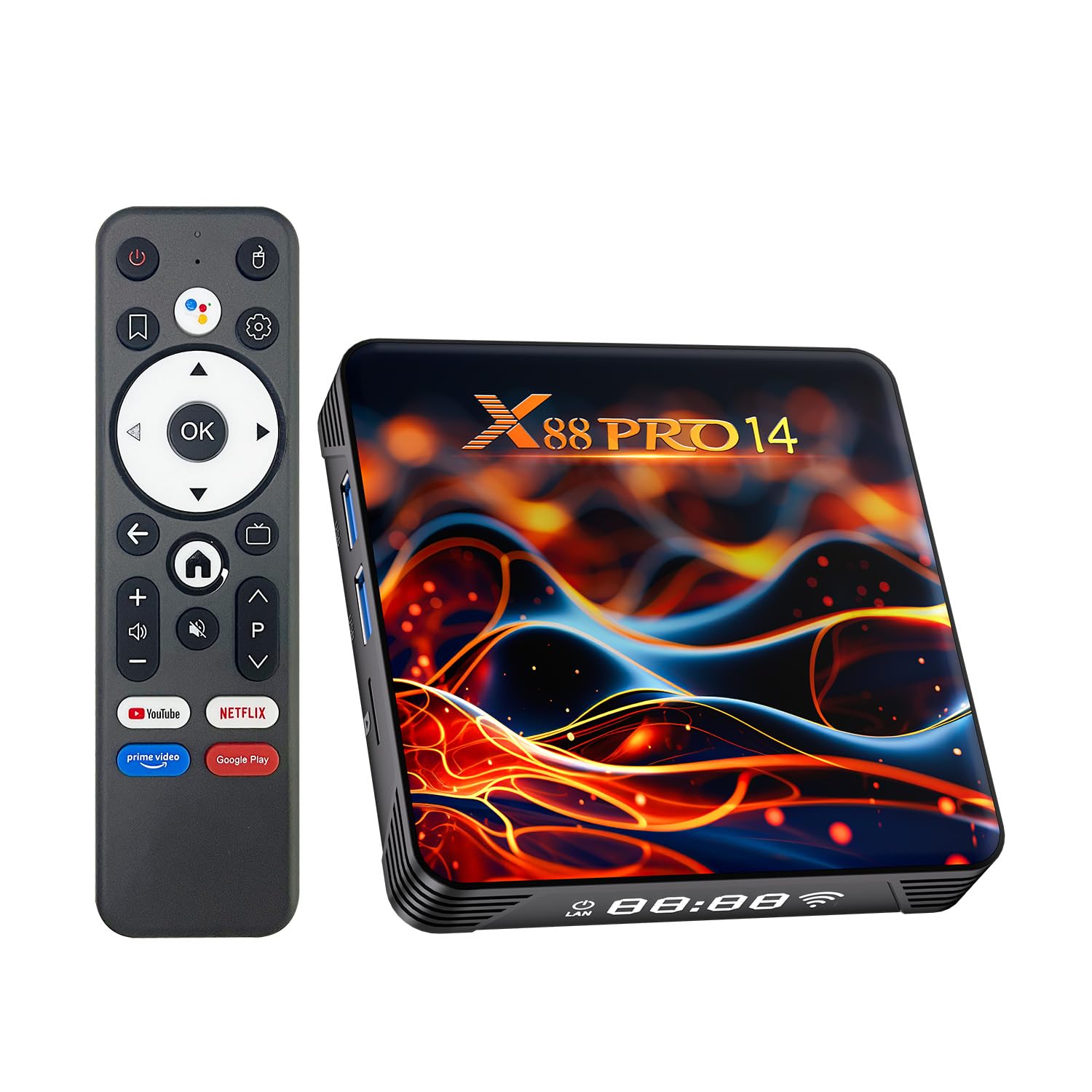 Rupa Android TV Box 14.0 - 8K con RAM 2G ROM 16G