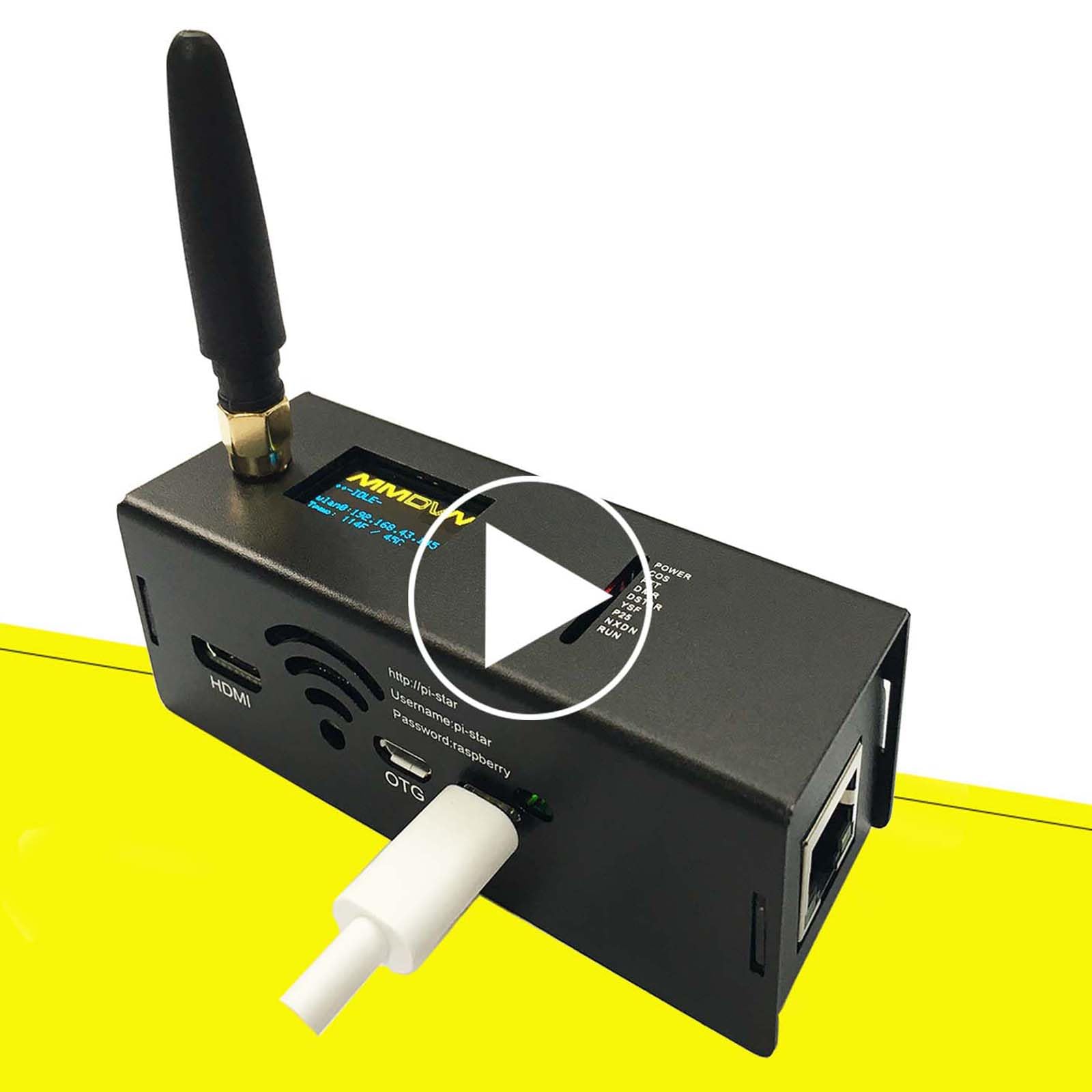 MM100 Upgraded MMDVM Hotspot Ethernet WLAN Port & WiFi