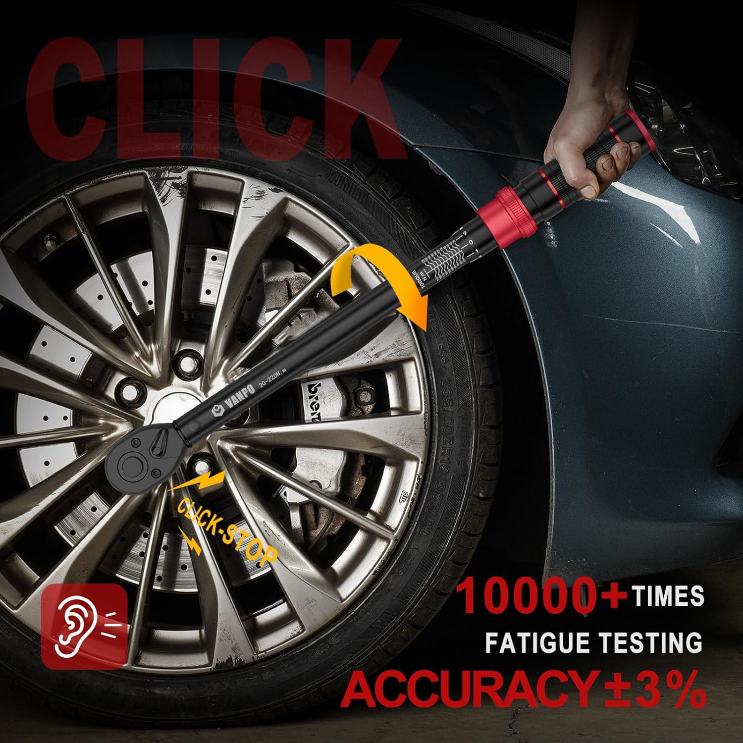 Vanpo Chiave Dinamometrica Set 47 Pezzi - immagine 3