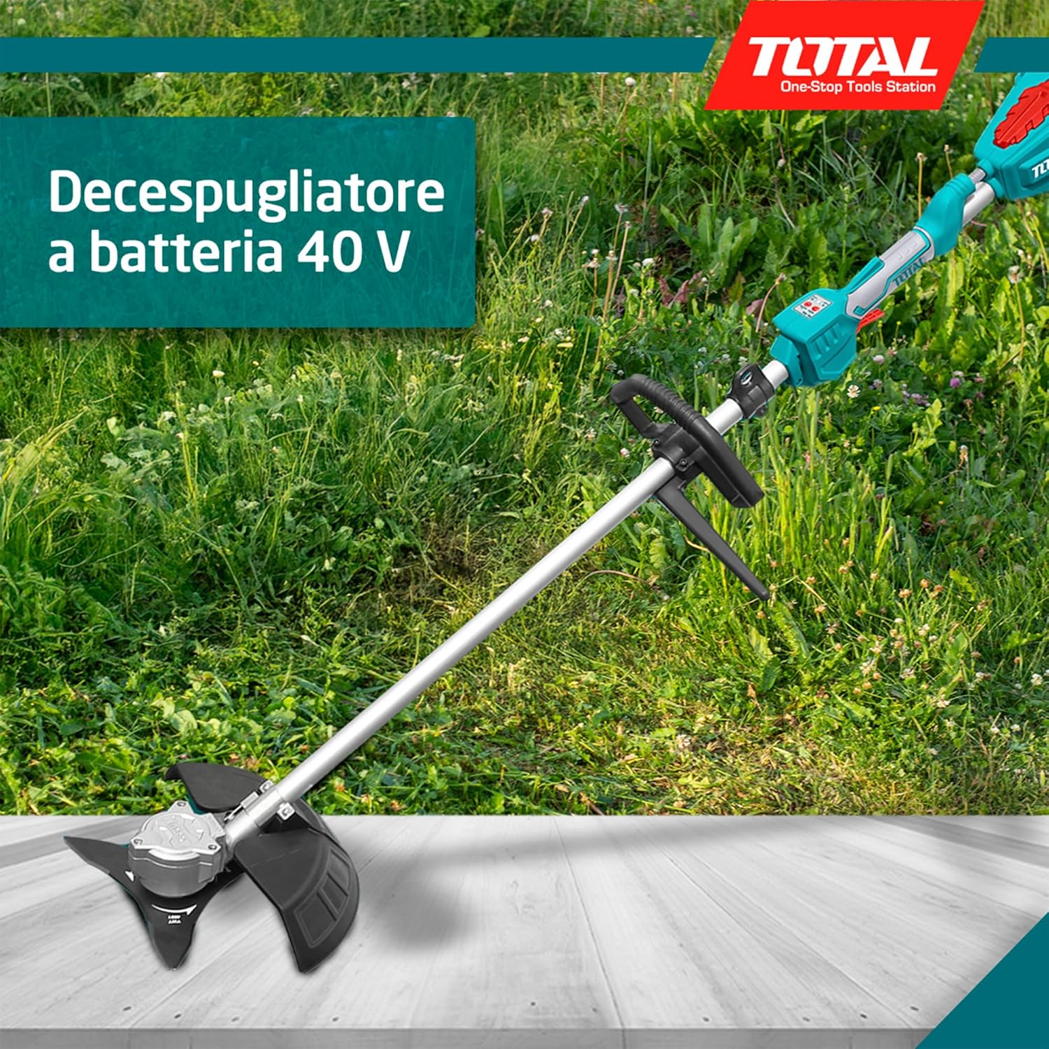 Total - Decespugliatore Brushless a Batteria 20V - immagine 2