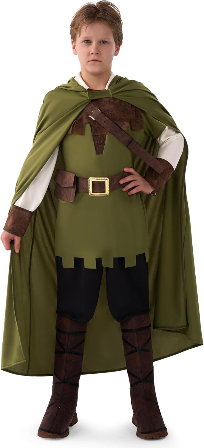 Spooktacular Creations Costume Robin Hood Ragazzi, Verde - immagine 3