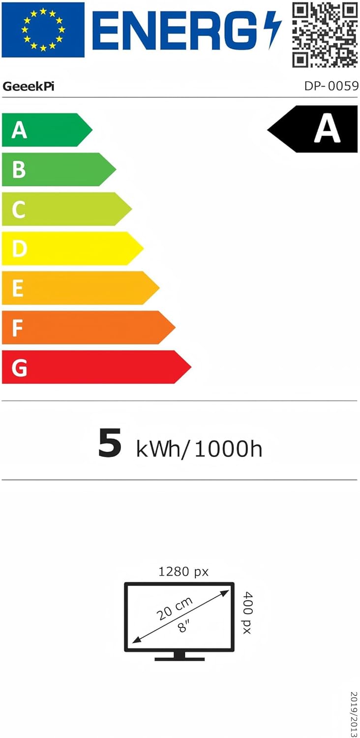 Geeekpi - Display Touchscreen LCD Capacitivo 7.8" 1280x400 - immagine 13