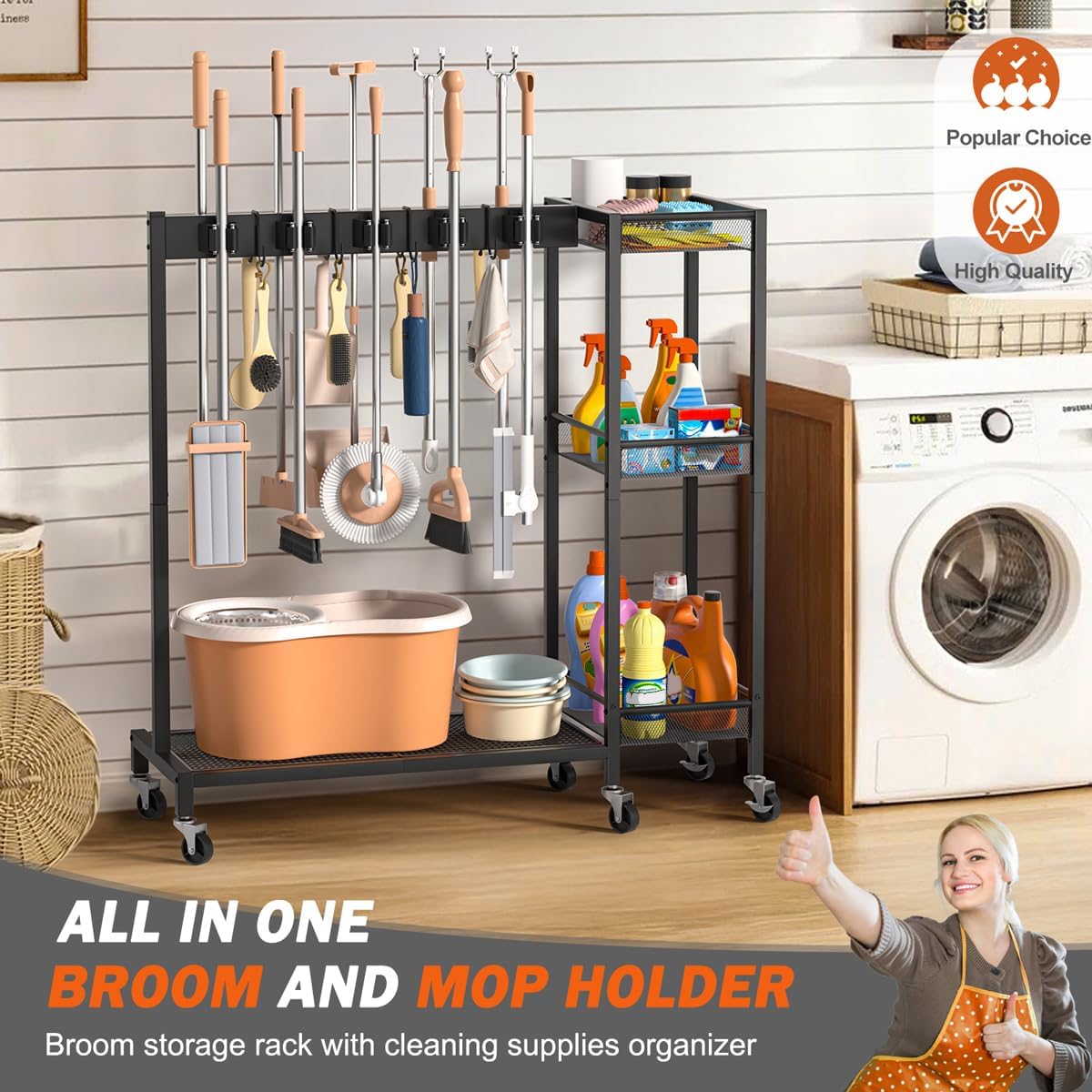 Porta Scope e Organizzatore per Prodotti di Pulizia - immagine 2