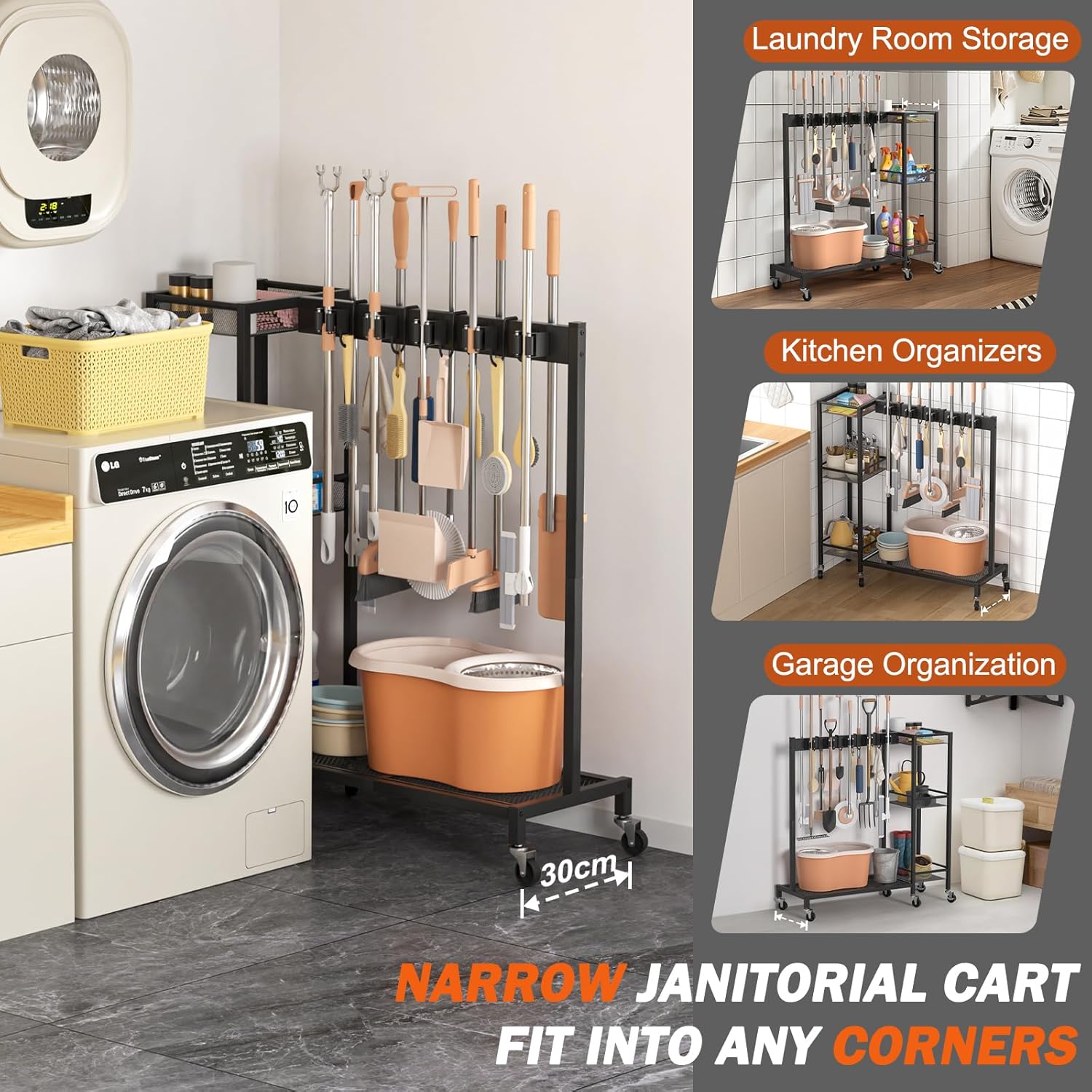 Porta Scope e Organizzatore per Prodotti di Pulizia - immagine 5