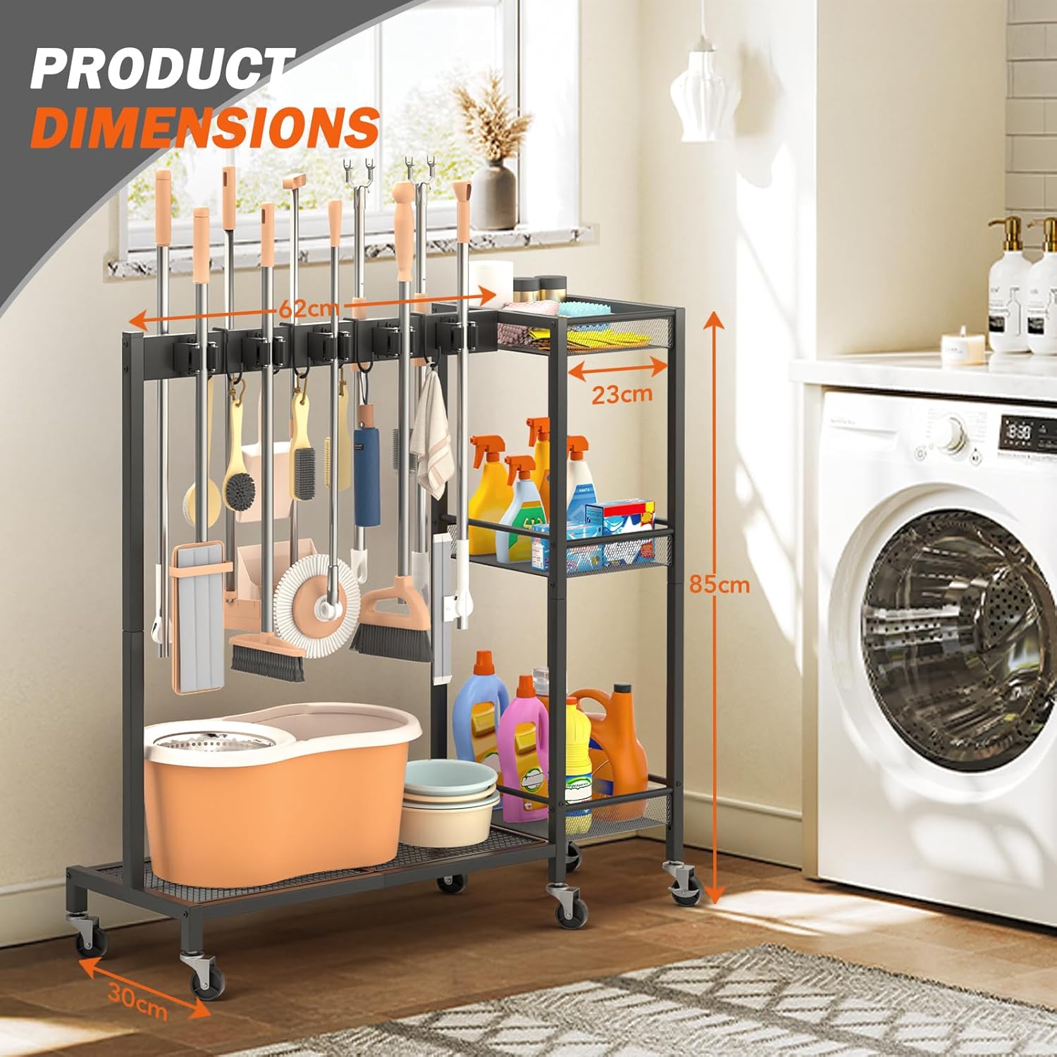 Porta Scope e Organizzatore per Prodotti di Pulizia - immagine 6