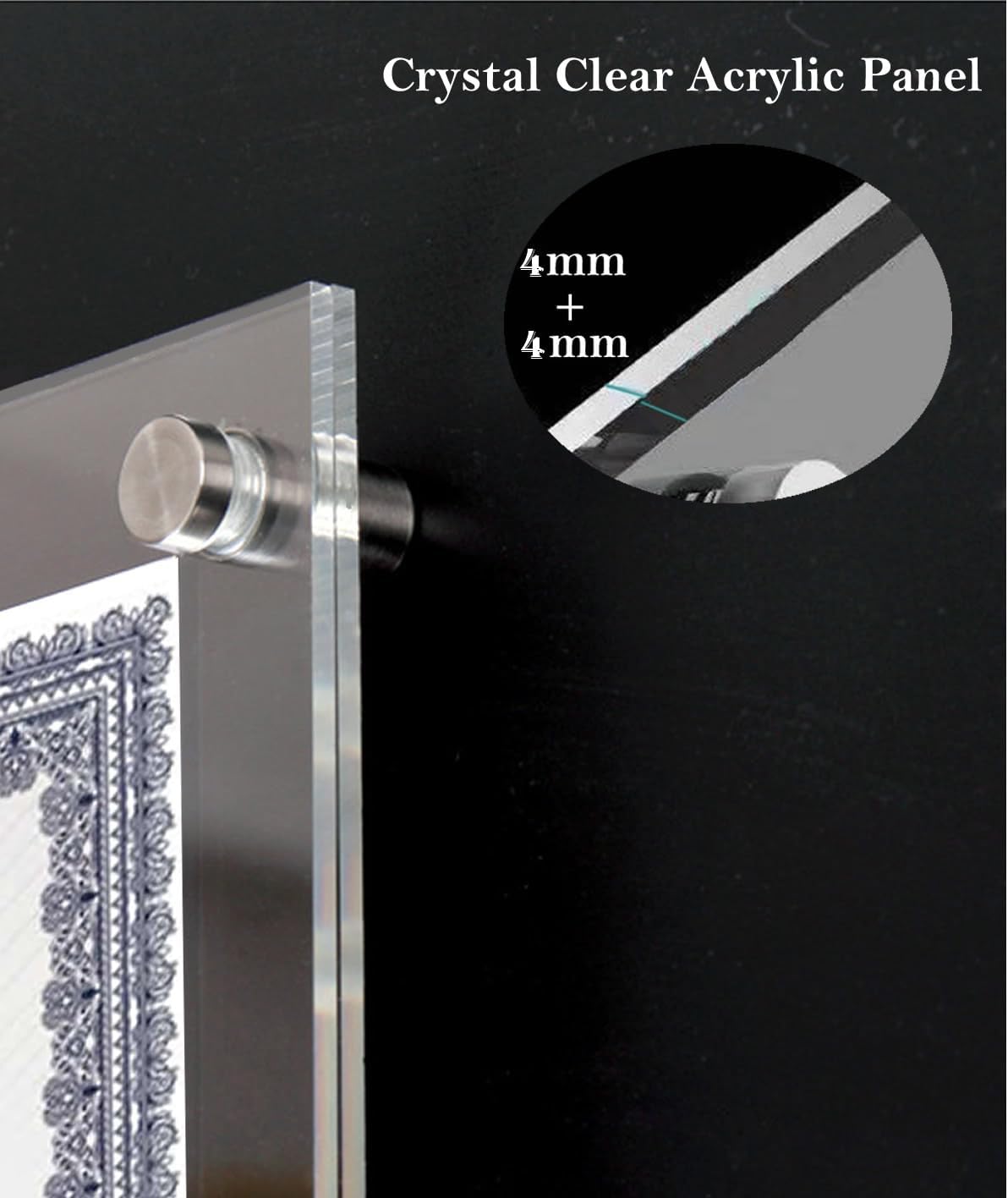 Tuka-i-akut 2X Cornice Display da Parete A2 Acrilico - immagine 4