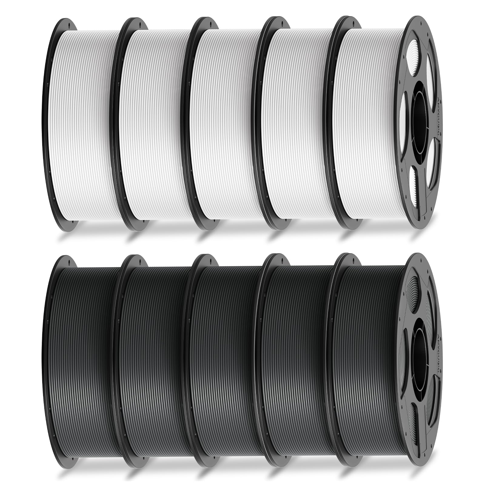 Anycubic Filamento PLA 1,75 mm Bianco+Grigio 10KG