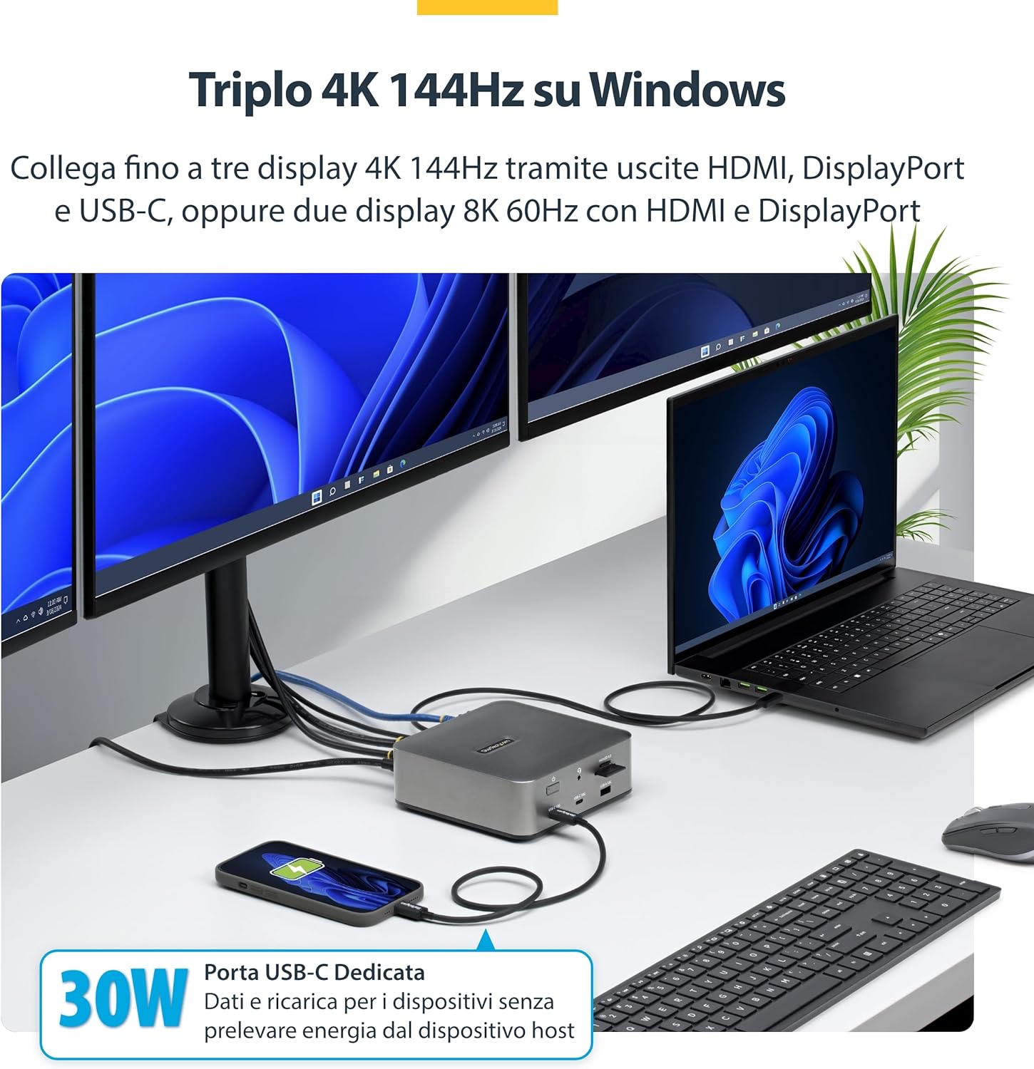 Startech.com Docking Station Thunderbolt 5 - immagine 5