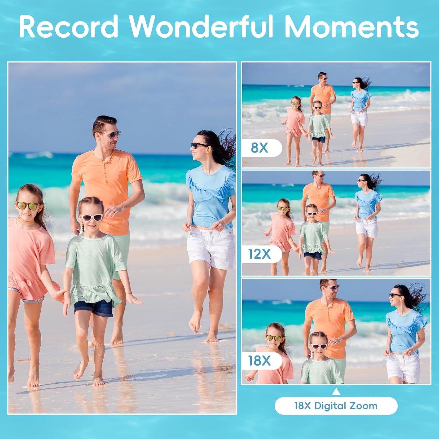 Maxmango Macchina Fotografica Digitale Impermeabile 10FT - immagine 6