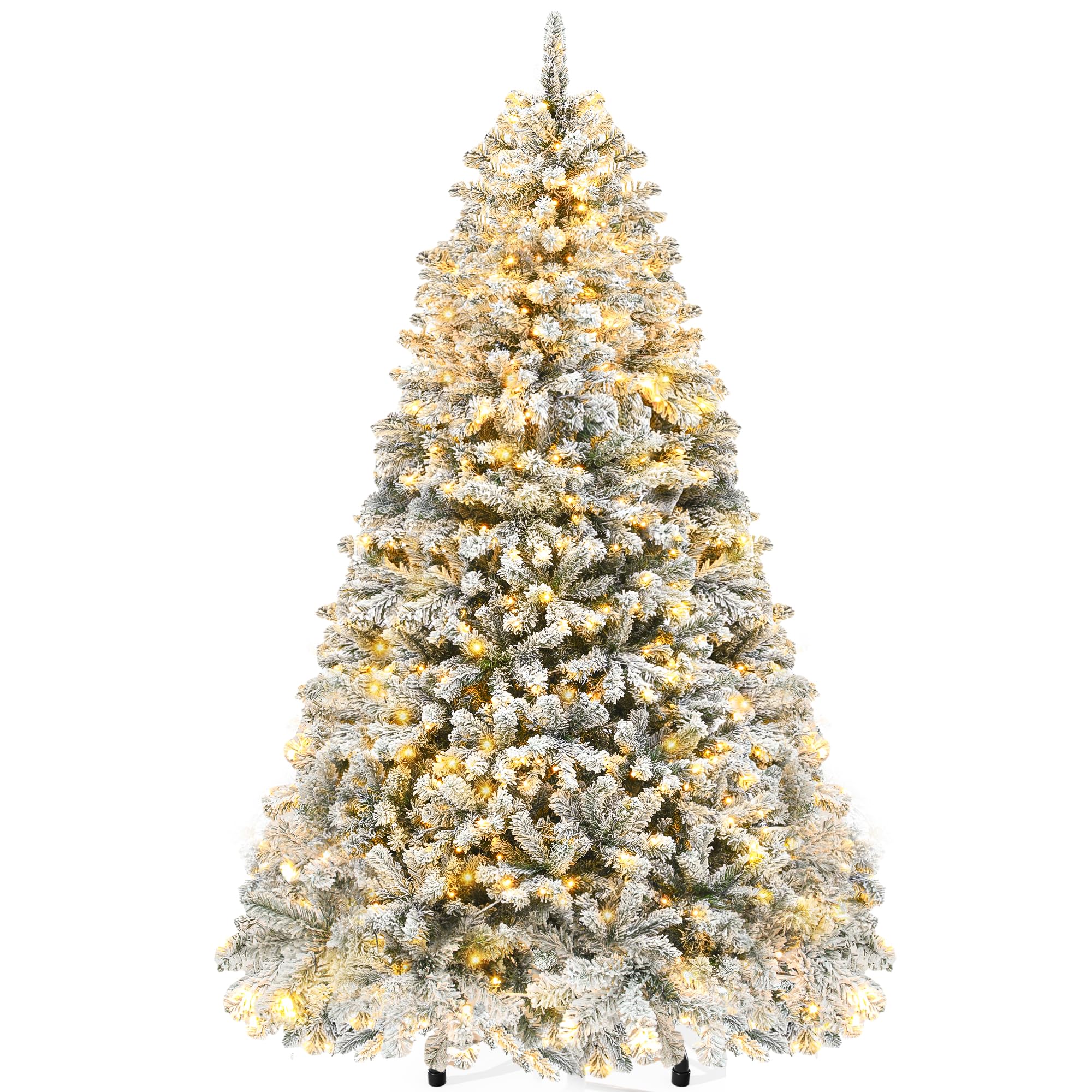 Yitahome Albero di Natale Artificiale 228cm con Neve