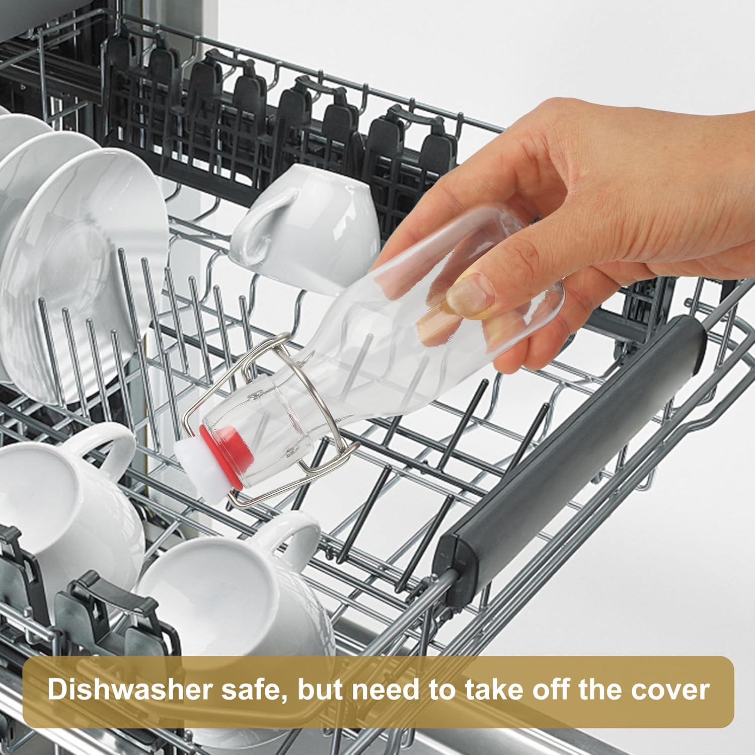 Set 12 Bottiglie in Vetro 100ml con Tappo Ermetico - immagine 6