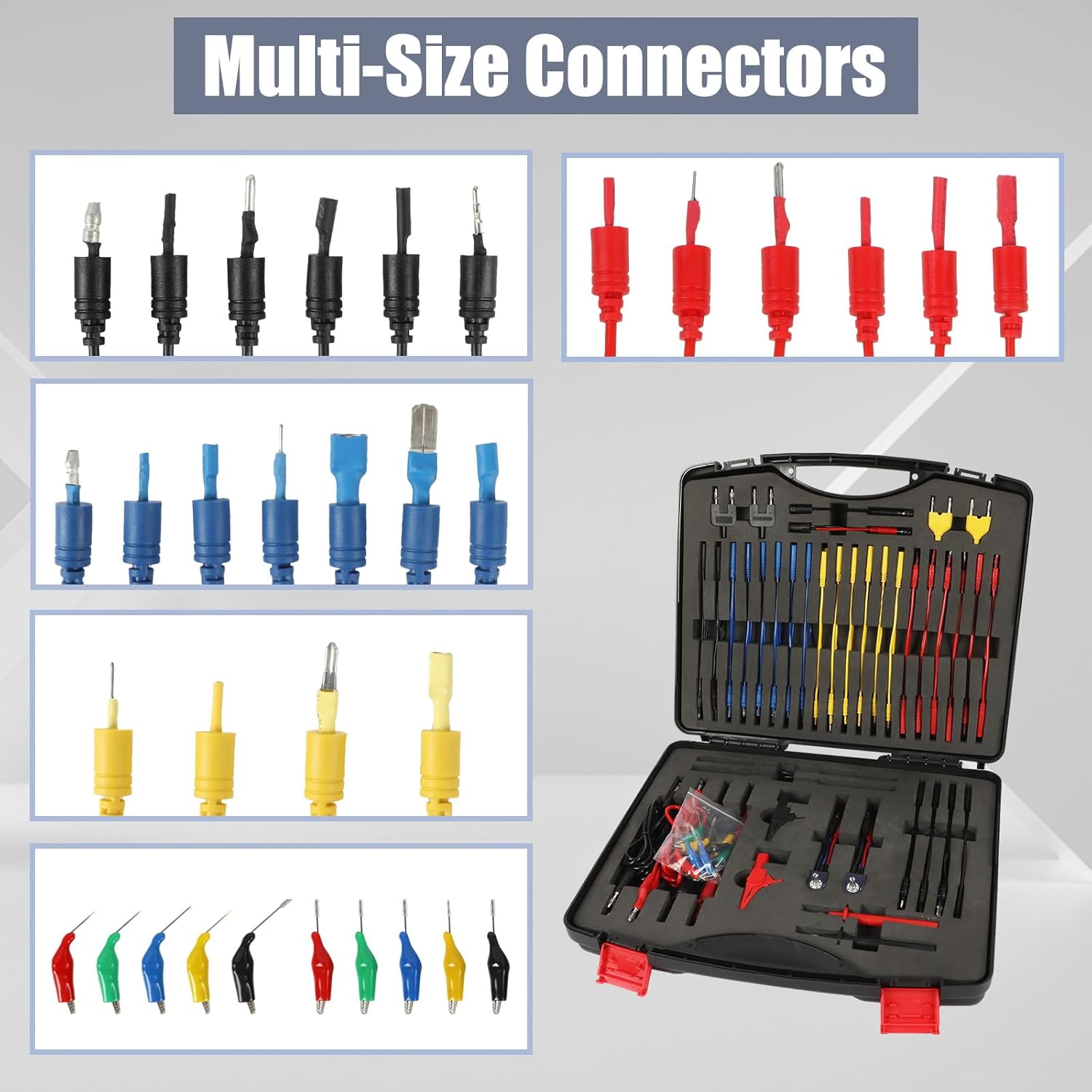 Beley Kit Puntali per Multimetro Elettrico 104PCS - immagine 5