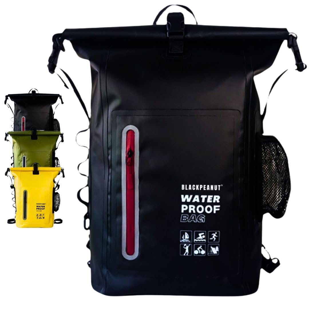 Blackpeanut Zaino Impermeabile 25 Litri