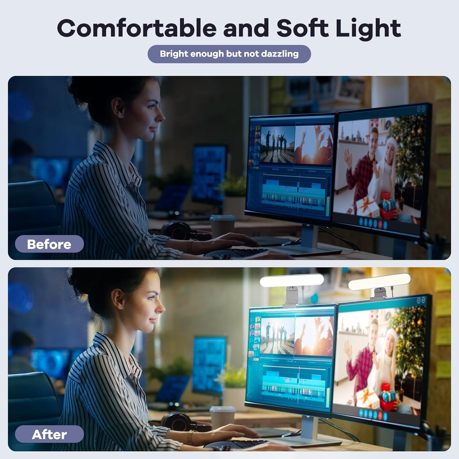 Realplus Luce per Video [2PCS] con Controllo Remoto - immagine 2