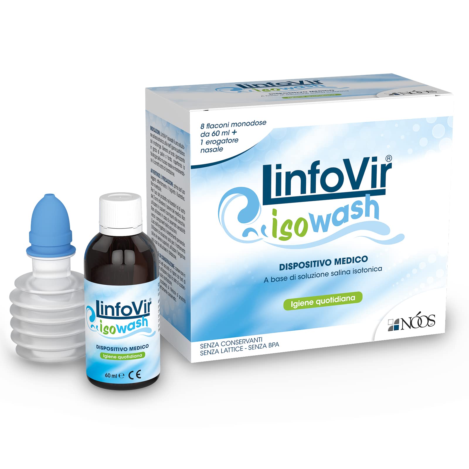 Nóos LinfoVir® ISOWASH - Lavaggio Nasale Isotonico